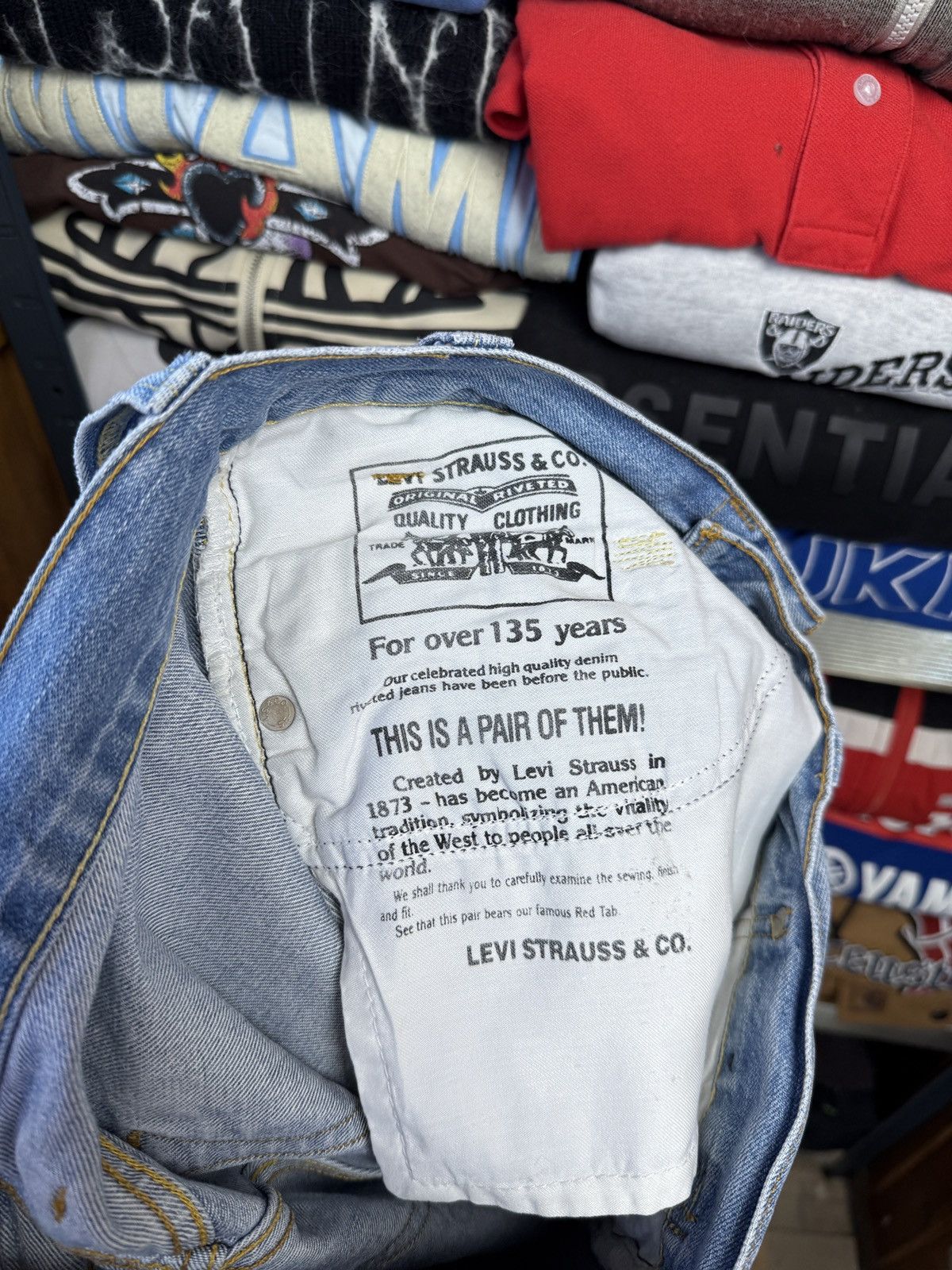 Levi's Levi's 506 Jeans 34 00s Regular Fit Straight Acid Wash Size US 34 / EU 50 - 12 Thumbnail