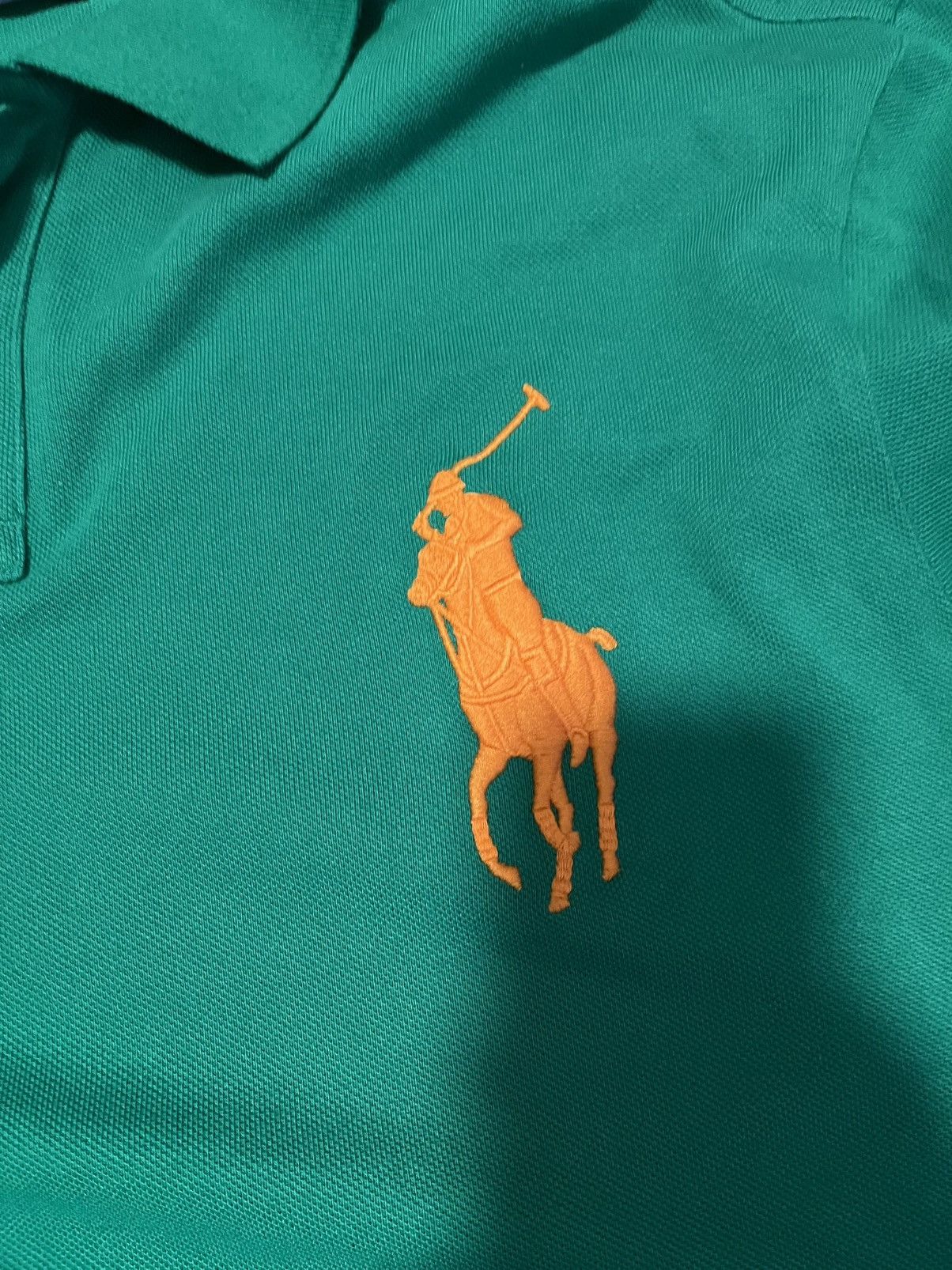Polo Ralph Lauren Green vintage polo Size US XXL / EU 58 / 5 - 4 Thumbnail