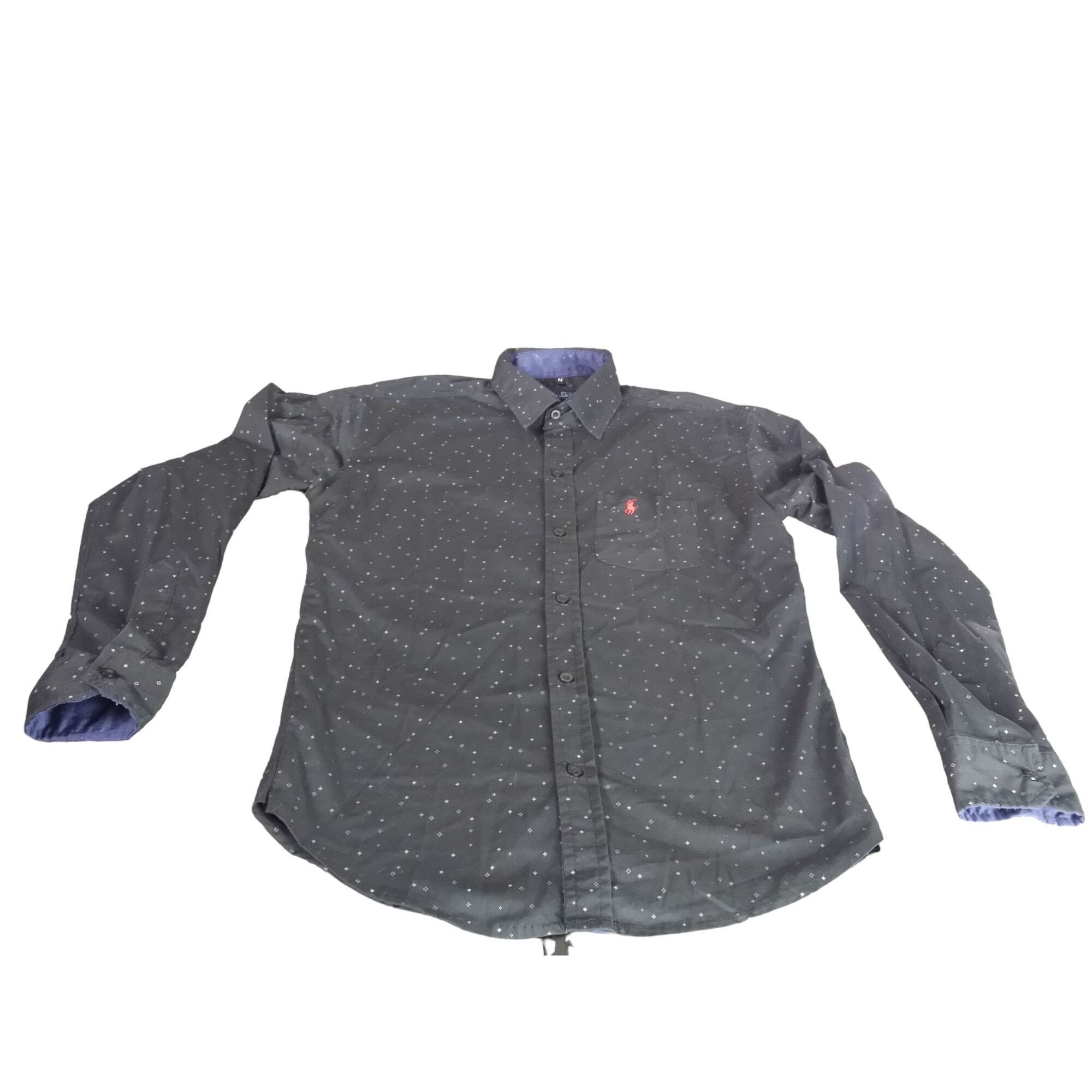 Polo Ralph Lauren Polo Ralph Lauren Button Up Shirt Men Sz M Black Geometric P Size US M / EU 48-50 / 2 - 1 Thumbnail