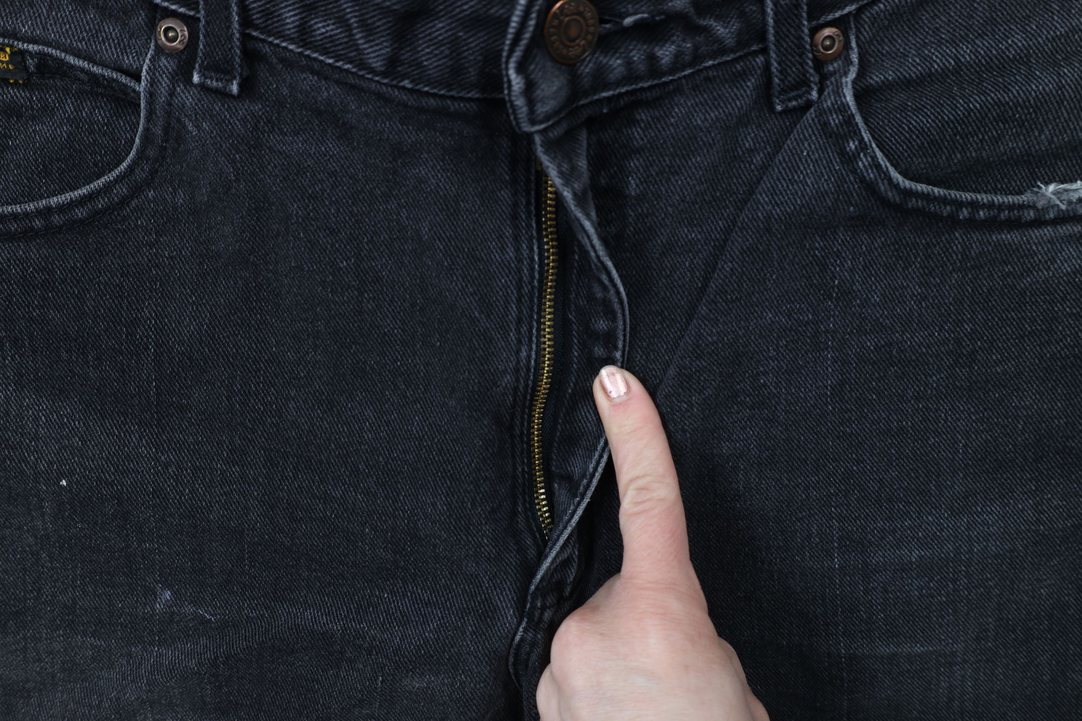 Lee × Vintage Vintage 90s Lee Straight Leg Denim Jeans Black Cotton Size US 34 / EU 50 - 8 Thumbnail