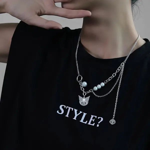 VIBE Skeleton monster Necklace Punk Jewelry Size ONE SIZE - 3 Thumbnail