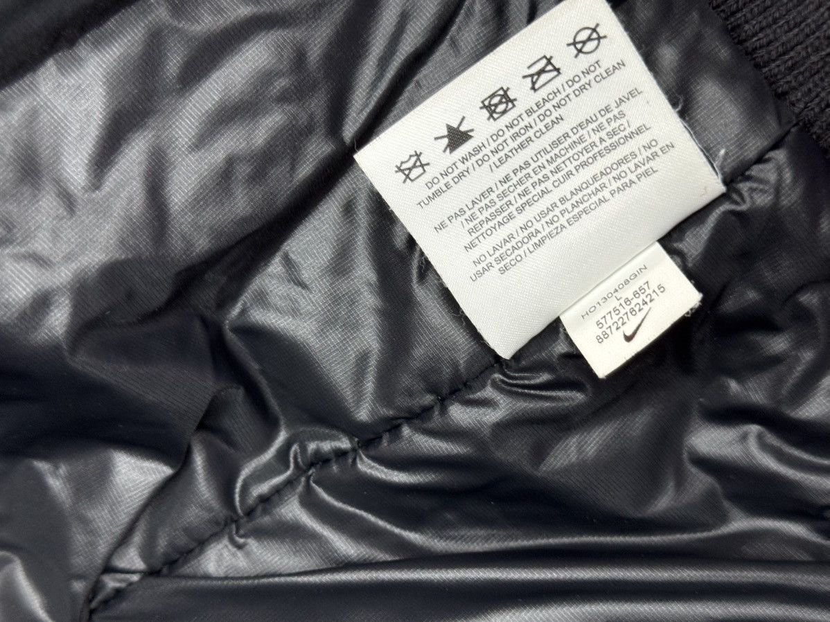 Nike × Vintage NIKE DESTROYER ORIGINAL NIKE AIR WOOL LEATHER VARSITY JACKET Size US L / EU 52-54 / 3 - 4 Thumbnail