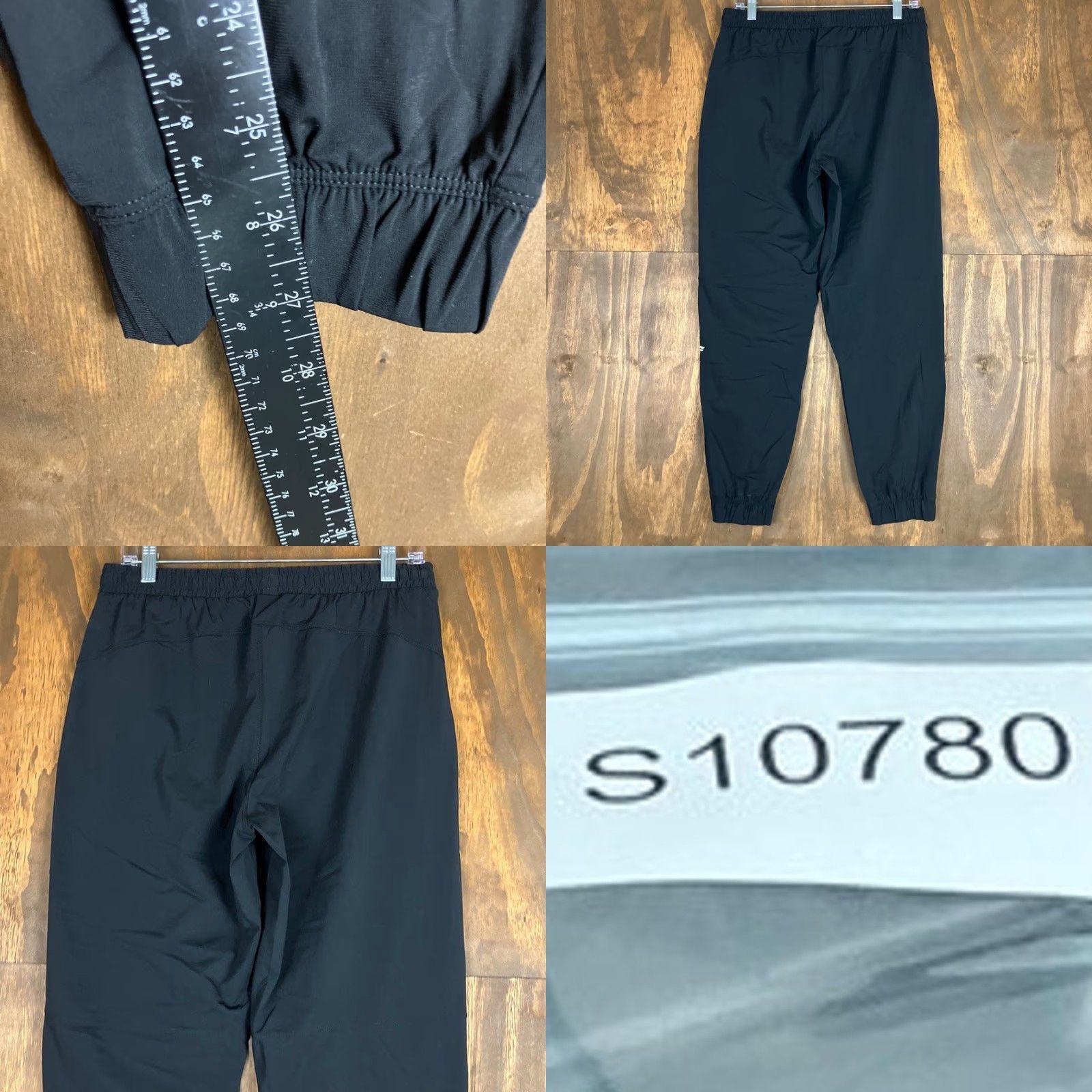 Fabletics Fabletics Pants The One Jogger Pull On Stretch Medium Black Woman Activewear Casual Travel Lightweight Zip Pocket Athletic Menopause? Size 32" / US 10 / IT 46 - 8 Thumbnail