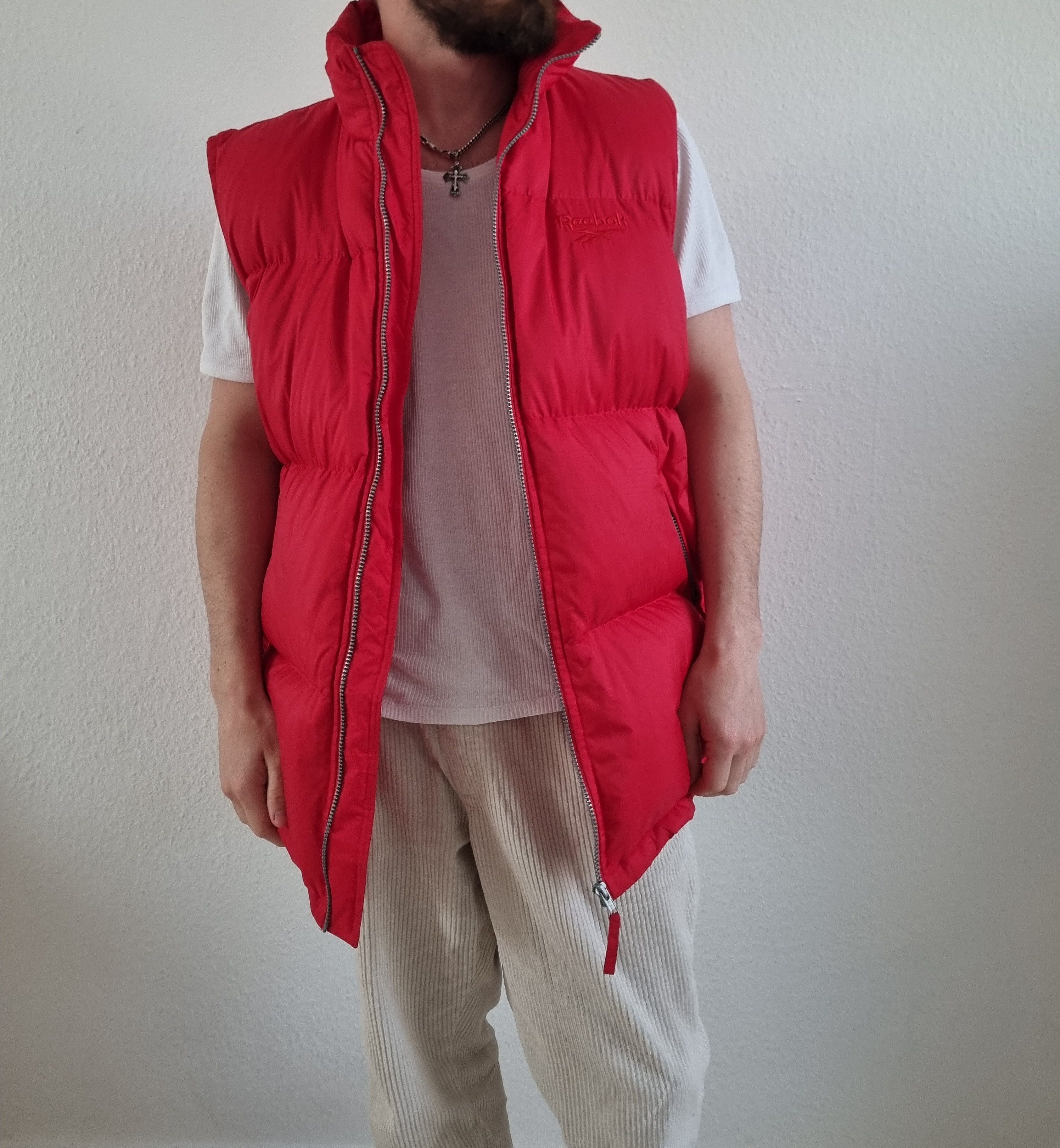 Reebok × Vintage Vintage Reebok Down Vest DRT2 Jacket Puffer Red 90s Y2K Size US XXL / EU 58 / 5 - 15 Thumbnail