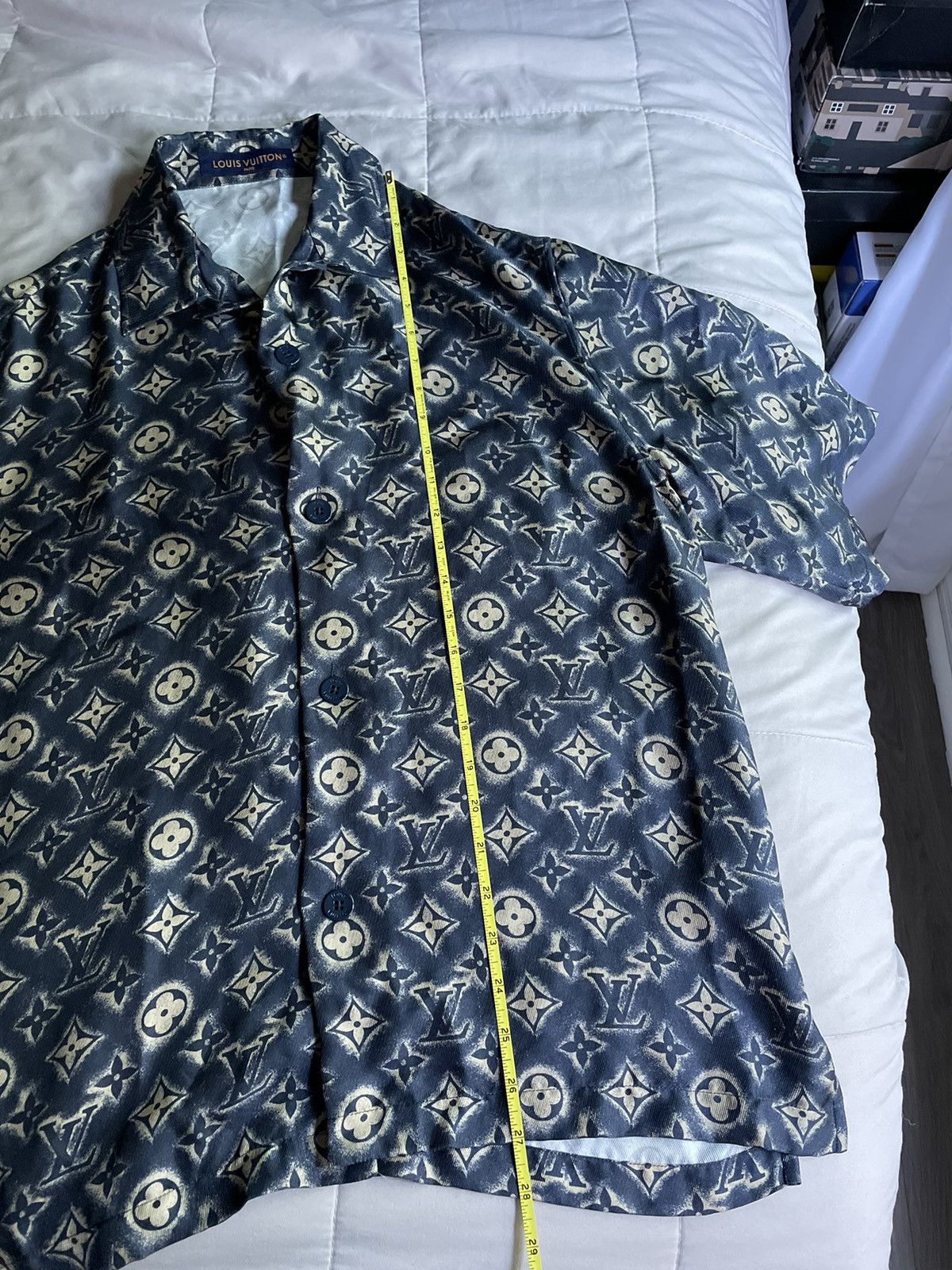 Louis Vuitton Louis Vuitton Silk Monogram Shirt Size US S / EU 44-46 / 1 - 6 Thumbnail