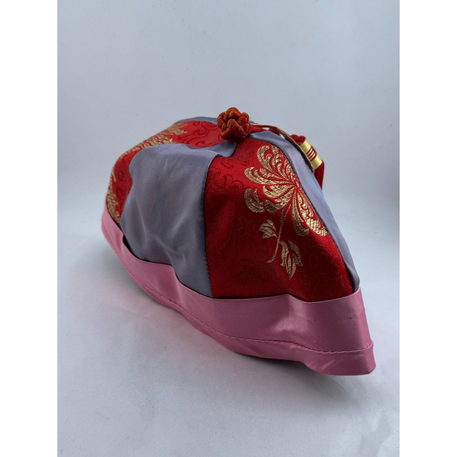 Other Vintage Chinese Skull Cap Pink Red Tassel Beanie Hat Size ONE SIZE - 4 Thumbnail