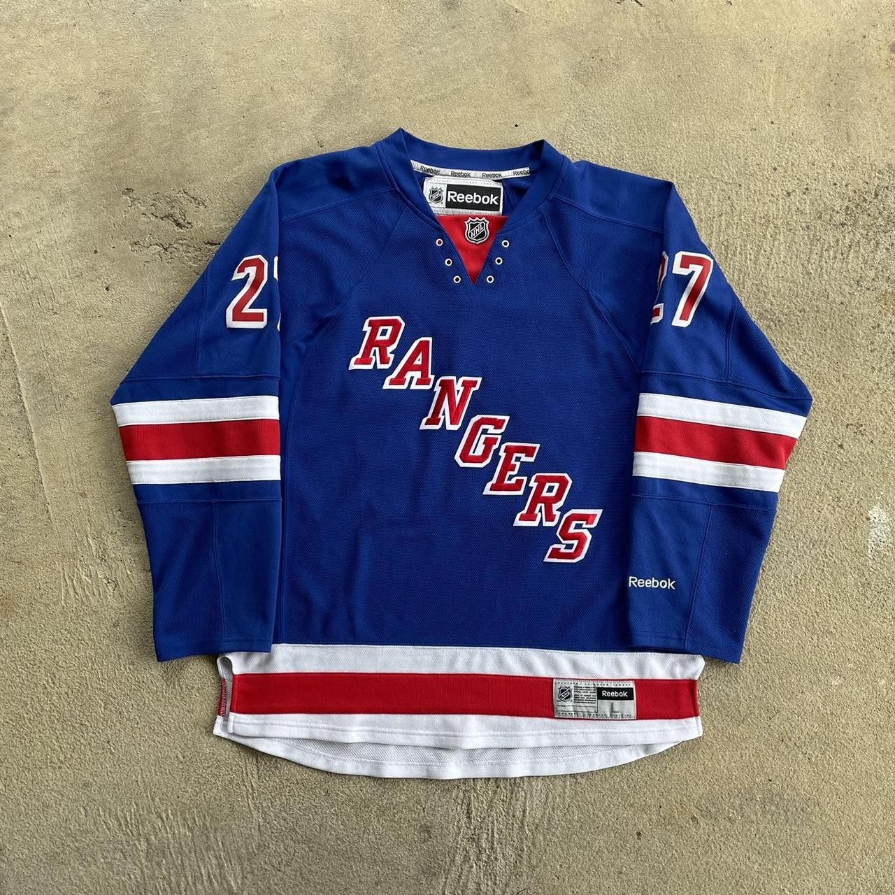 image of New York Rangers Ryan Mcdonagh Reebok Nhl Jersey in Blue, Men's (Size Large)