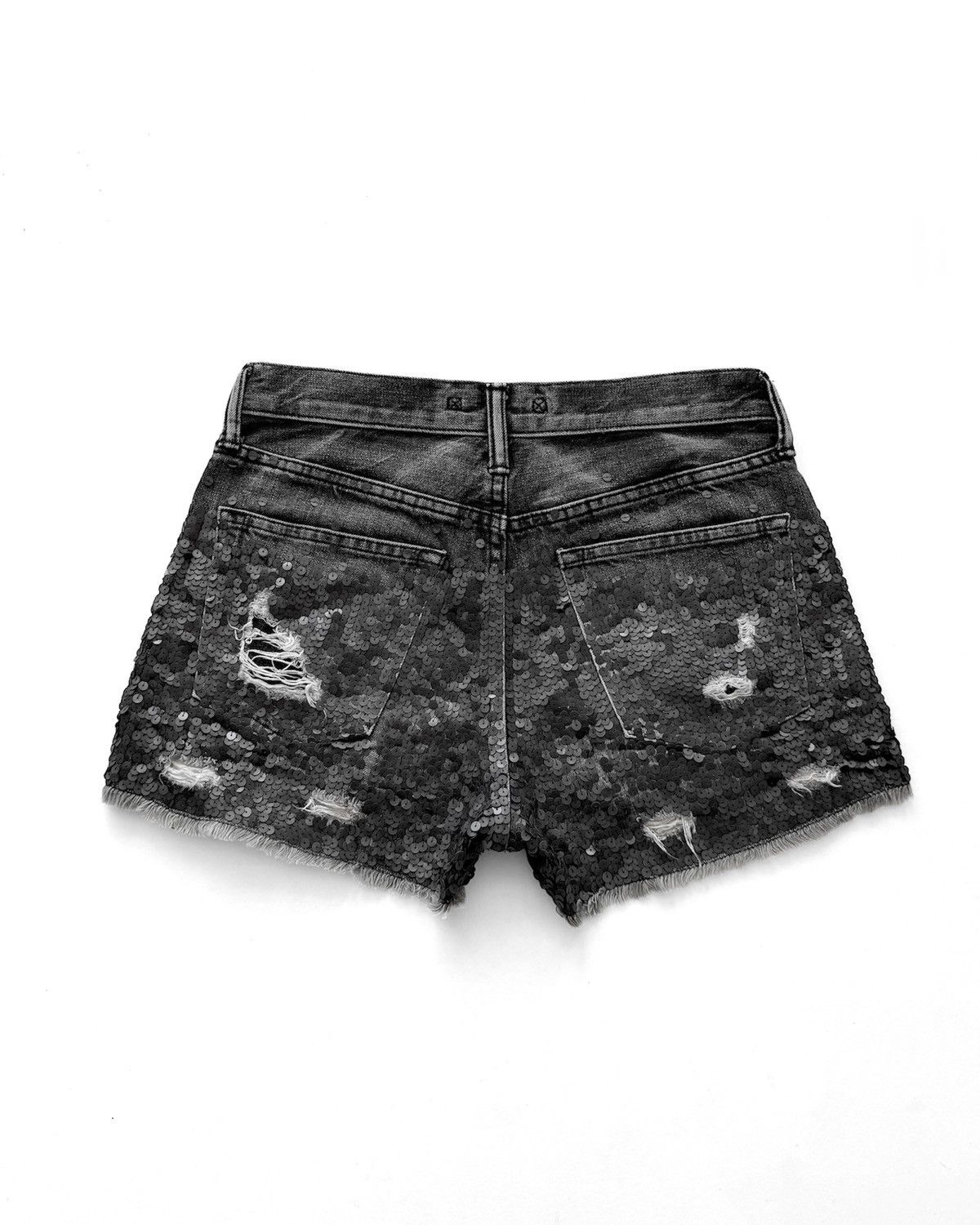 Maison MIHARA YASUHIRO MIHARAYASUHIRO DISTRESSED DENIM SHORTS Size US 29 - 10 Thumbnail
