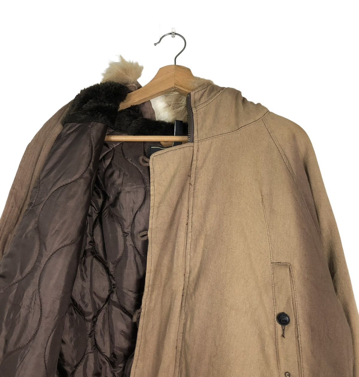 Japanese Brand 🔥VTG BIKER JACKET BREATH MINT MINK FUR HOODIE NUMBER NINE Size US M / EU 48-50 / 2 - 13 Thumbnail