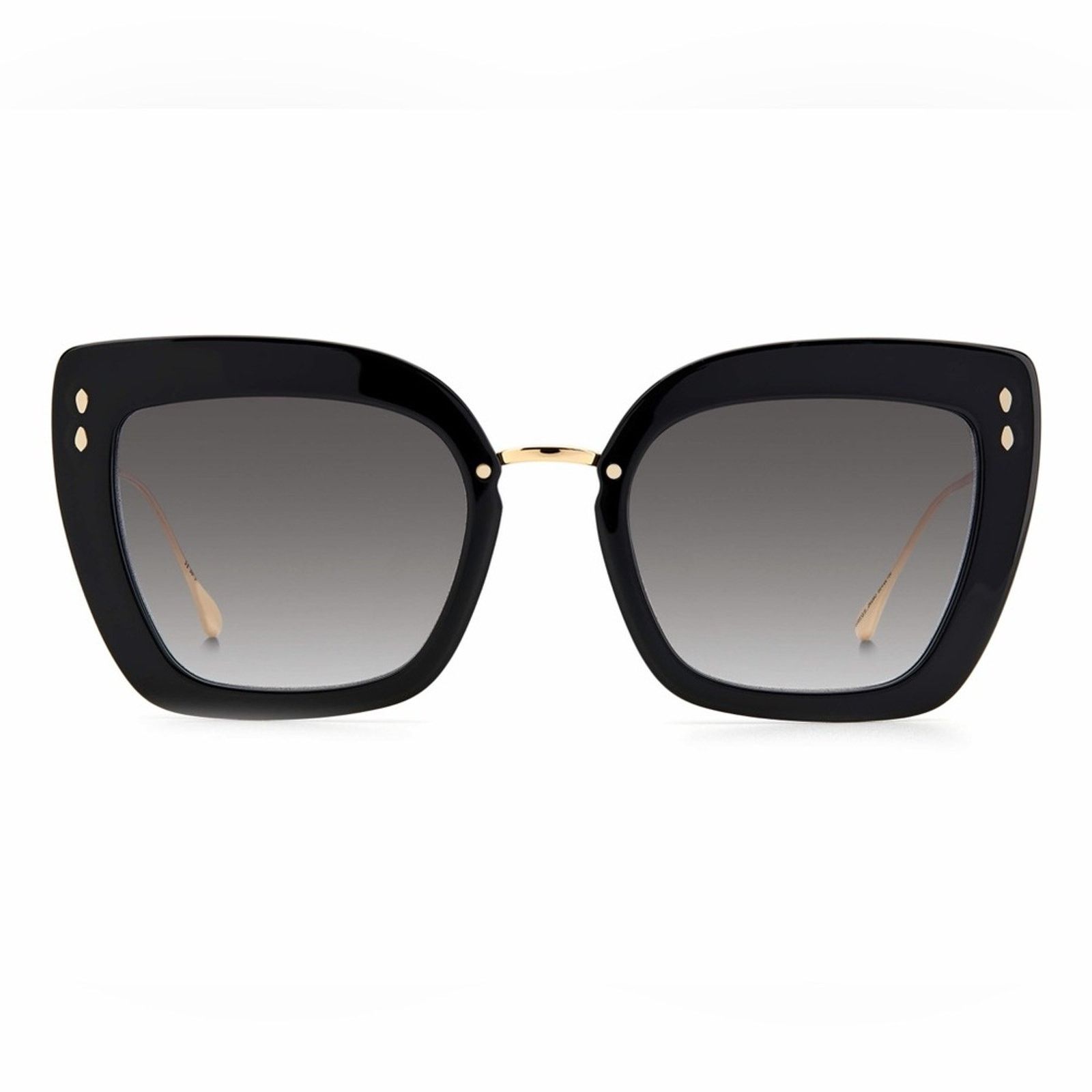 Isabel Marant Ne Isabel Marant IM0083/G/S 02M29O Black and Gold Sunglasses Size ONE SIZE - 1 Thumbnail