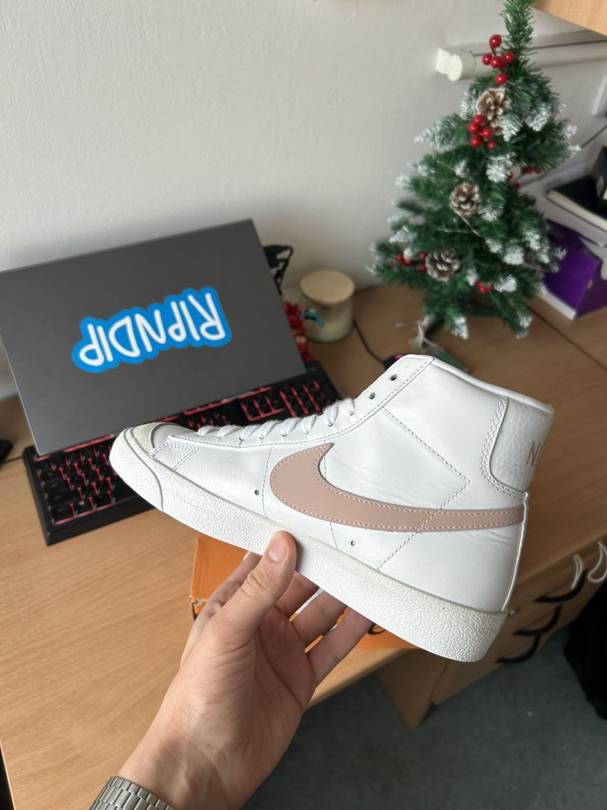 Nike Nike Blazer Mid Pink Oxford Size US 7.5 / IT 37.5 - 2 Thumbnail