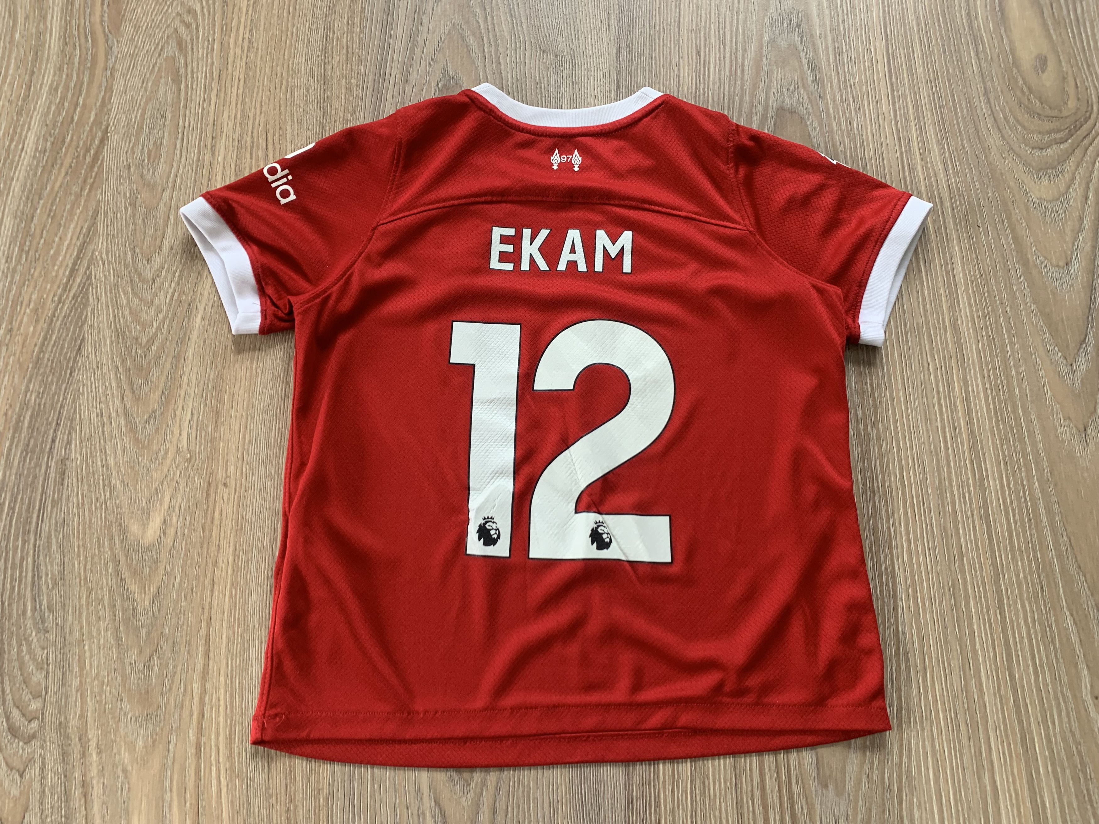 Nike Kids Nike Liverpool FC Home Jersey 2022/23 EKAM #12 Size US XXS / EU 40 - 4 Thumbnail