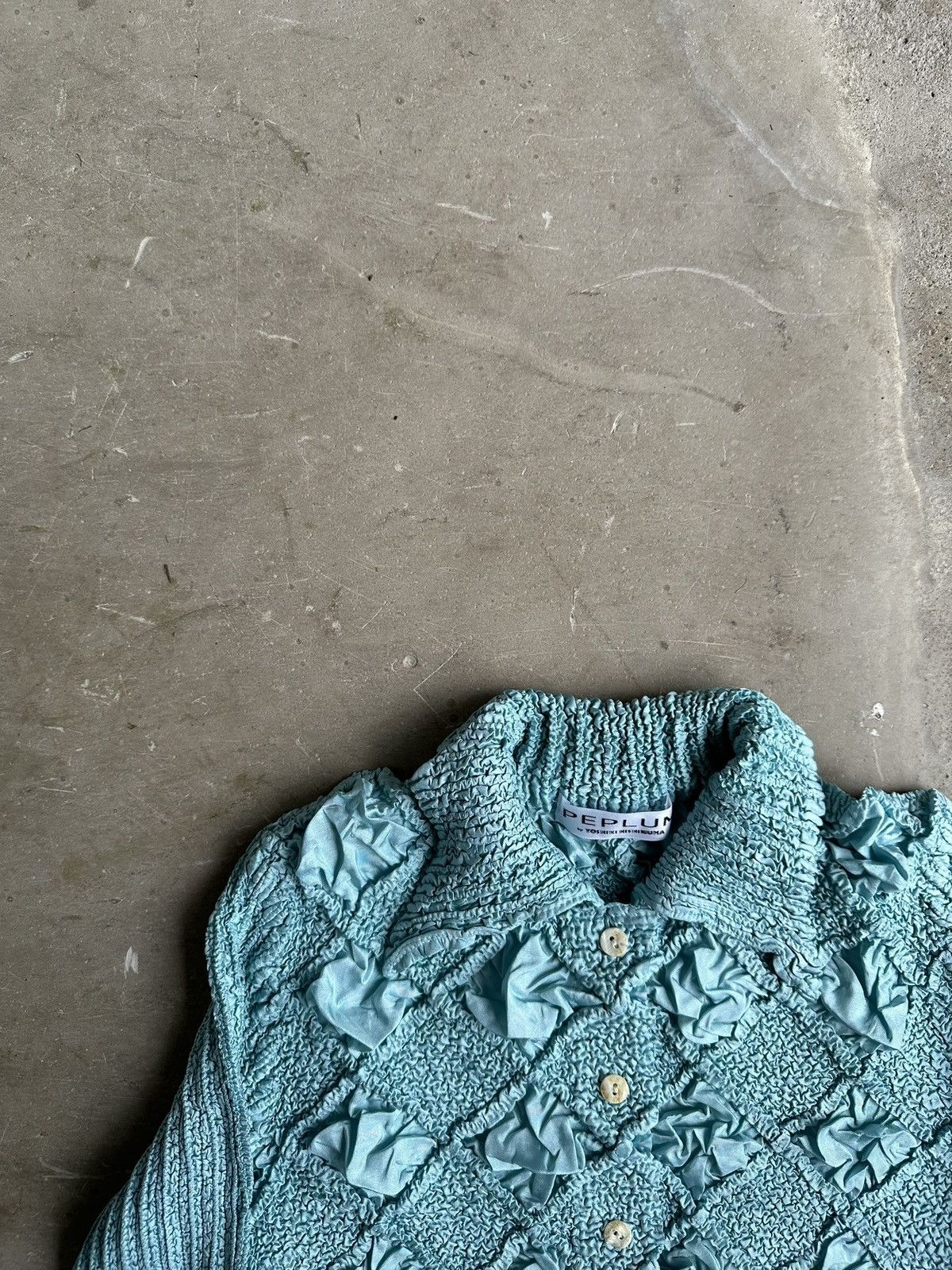 Japanese Brand × Vintage Vintage Peplum by Yoshiki Hishinuma Button Up Size 2 Size M / US 6-8 / IT 42-44 - 2 Thumbnail