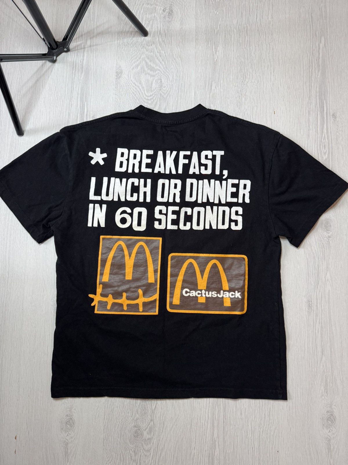 Cactus Plant Flea Market × Travis Scott DS CPFM 4 CJ 60 Seconds McDonalds Tee Shirt Size US M / EU 48-50 / 2 - 3 Thumbnail