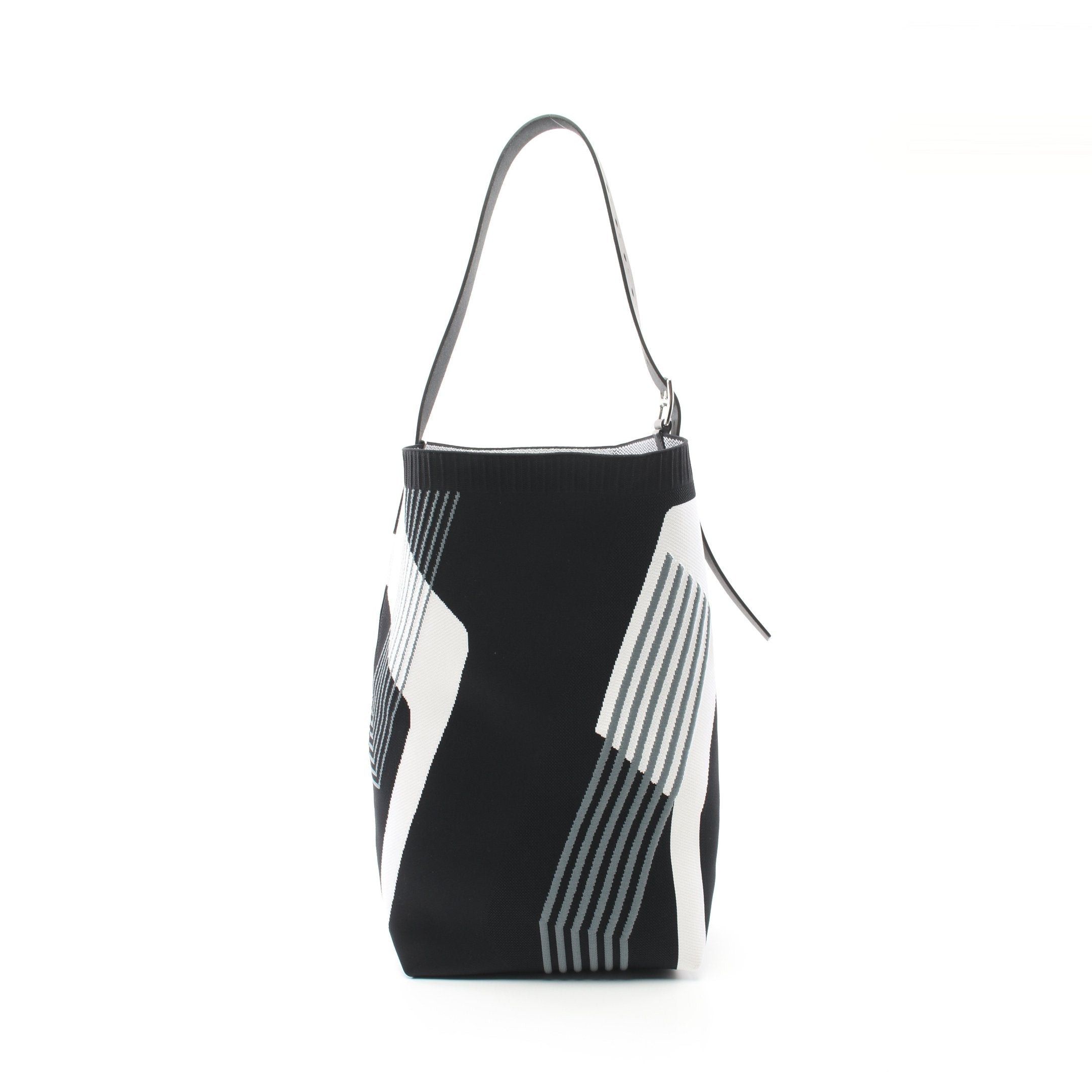 Hermes Hermes Etrivière Shoulder Mm Bag Dynamonit Vache Hunter Black White Gray Silver Hardware D Stamp Size ONE SIZE - 1 Thumbnail