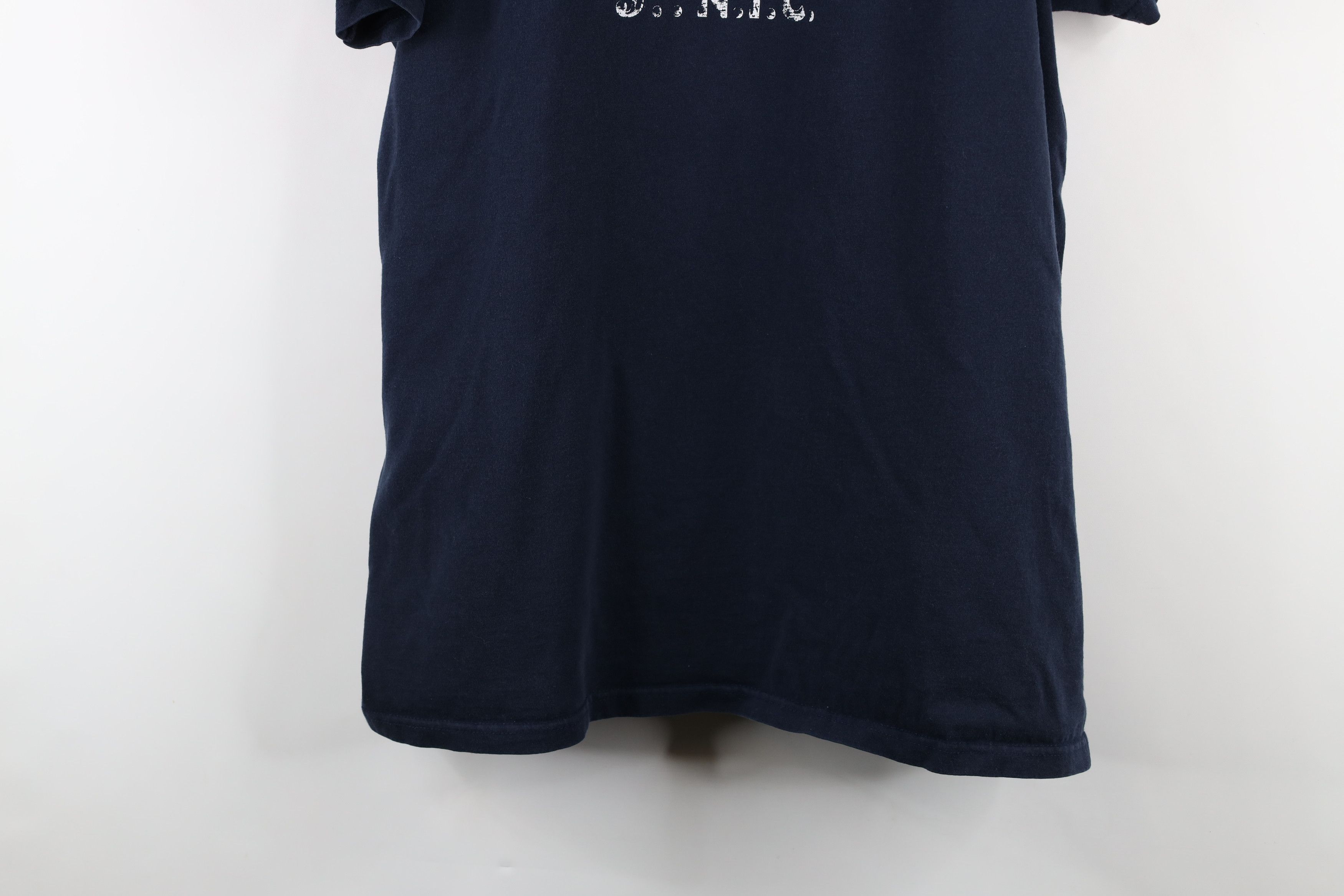 Ralph Lauren × Vintage Vintage 90s Ralph Lauren Spell Stamp New York T-Shirt Blue Size US XL / EU 56 / 4 - 3 Thumbnail
