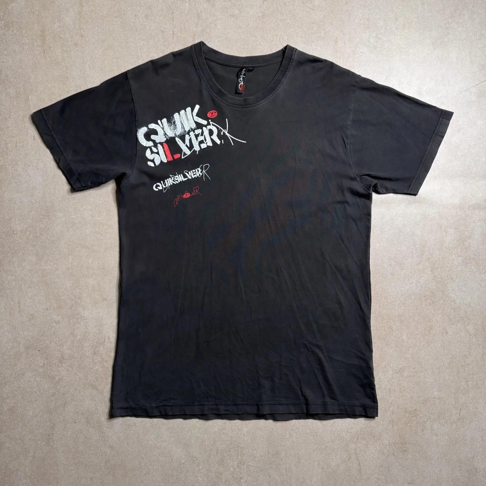 Quiksilver Vintage Quiksilver Black T-shirt - S Size US S / EU 44-46 / 1 - 1 Thumbnail