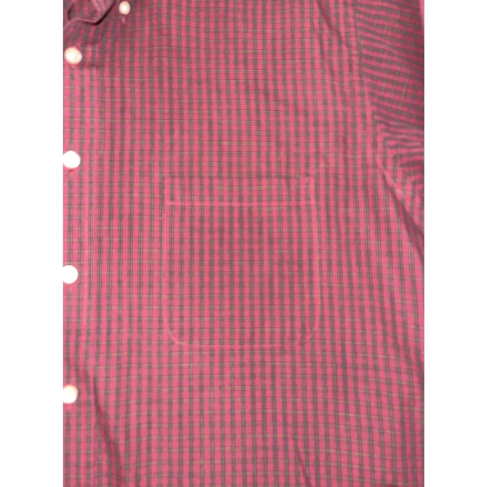 Chaps Chaps Shirt Button-Up Men L Red Plaid Long Sleeve Wrinkle Free Easy Care Casual Business Travel Size US L / EU 52-54 / 3 - 2 Thumbnail