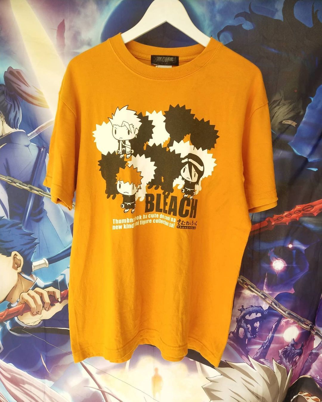 Anime Vintage Bleach Chibi Thumbnailook Series Orange Tees Size US L / EU 52-54 / 3 - 1 Thumbnail
