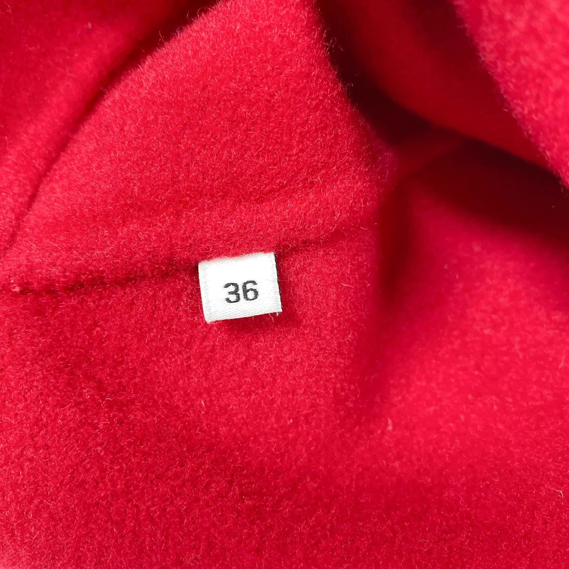 Sandro Sandro Red Wool Coat Size 36 Size XS / US 0-2 / IT 36-38 - 5 Thumbnail