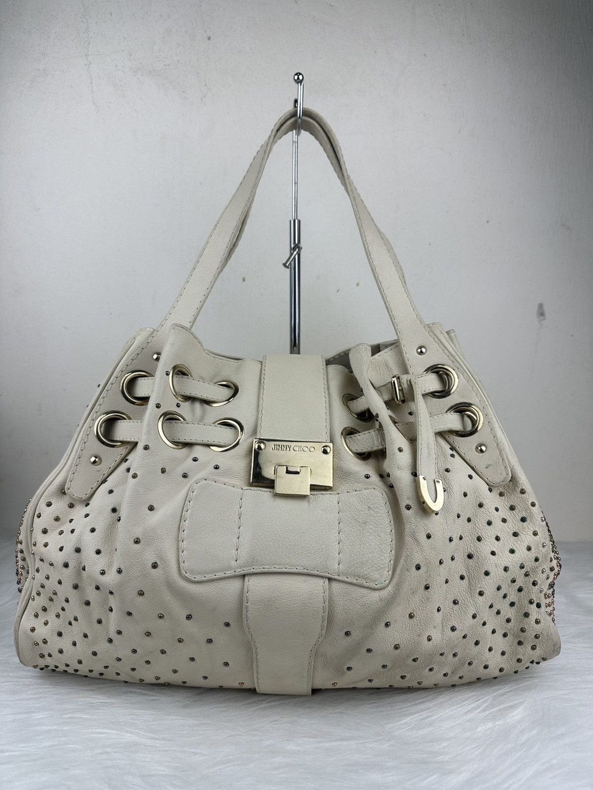 Jimmy Choo Jimmy Choo Leather Shoulder Bag Size ONE SIZE - 1 Thumbnail