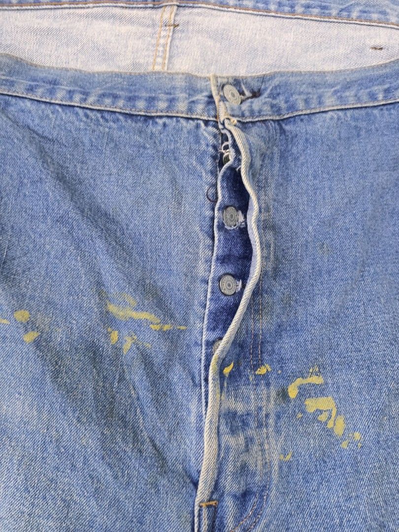 Levi's Vintage Levi’s 501 Rindem Selvedge Single R - Big Fit W50 Size US 44 / EU 60 - 5 Thumbnail