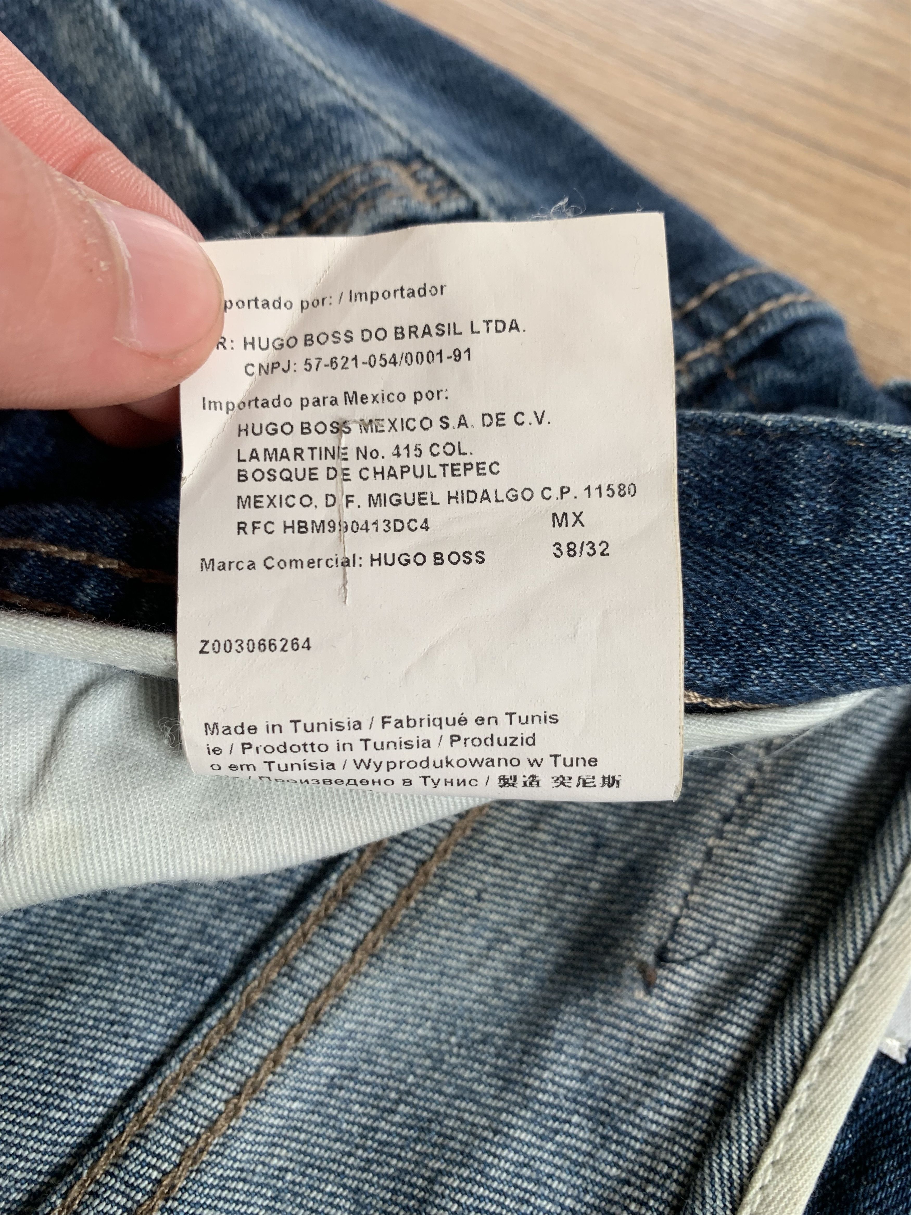 Hugo Boss × Vintage Hugo Boss Orange Blue Jeans Size US 38 / EU 54 - 11 Thumbnail