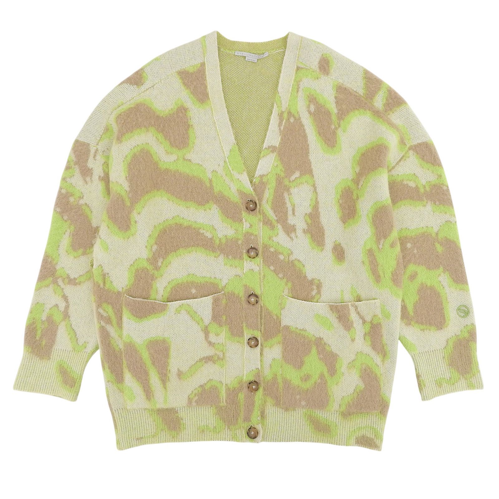 Stella McCartney Stella Mccartney Stella McCartney Alpaca Cardigan Natural Material Tops 6K0704 DUTY FREE for USA Size ONE SIZE - 1 Thumbnail