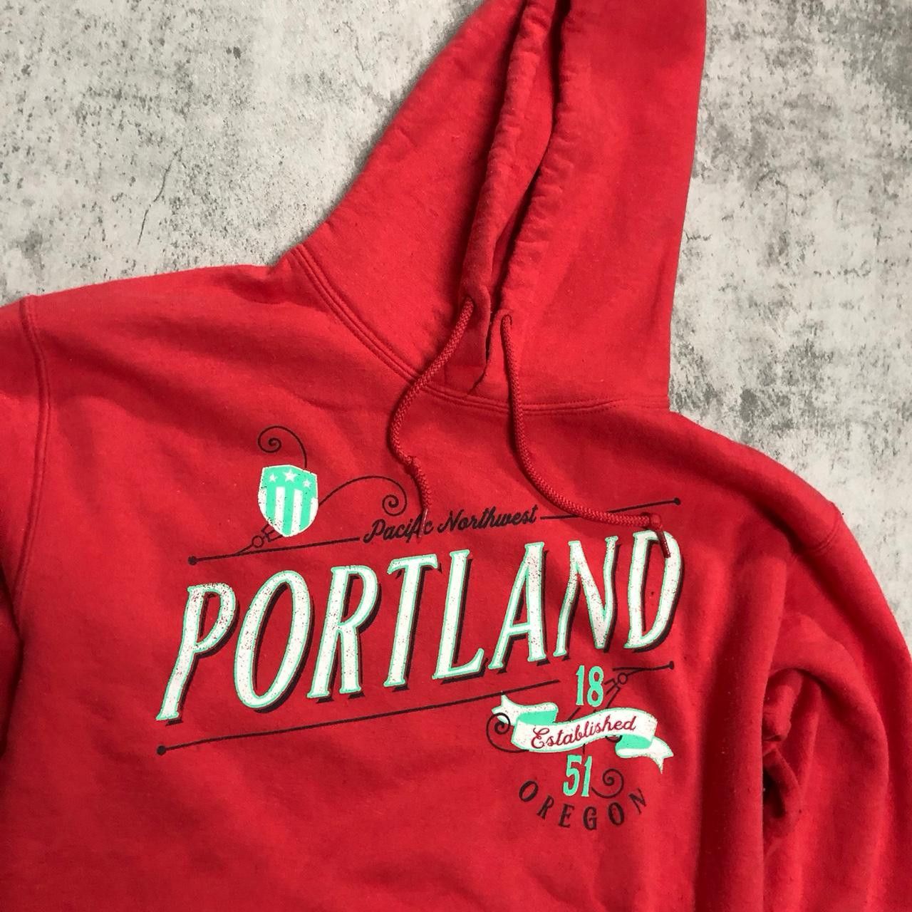 Other Red and white Portland Oregon hoodie #streetwear Size US M / EU 48-50 / 2 - 2 Thumbnail
