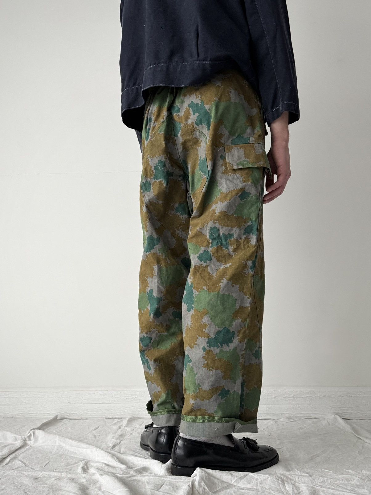 Vintage 1960s Vintage East German 'NVA' Blumentarn Camo Pants Size US 36 / EU 52 - 2 Thumbnail