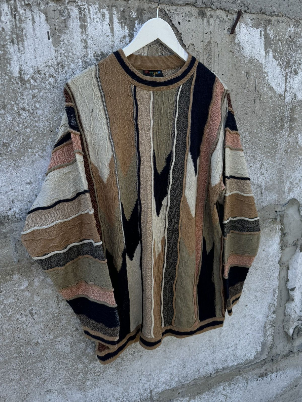 Coogi × Vintage Coogi Style Vintage brown sweater Size US M / EU 48-50 / 2 - 3 Thumbnail