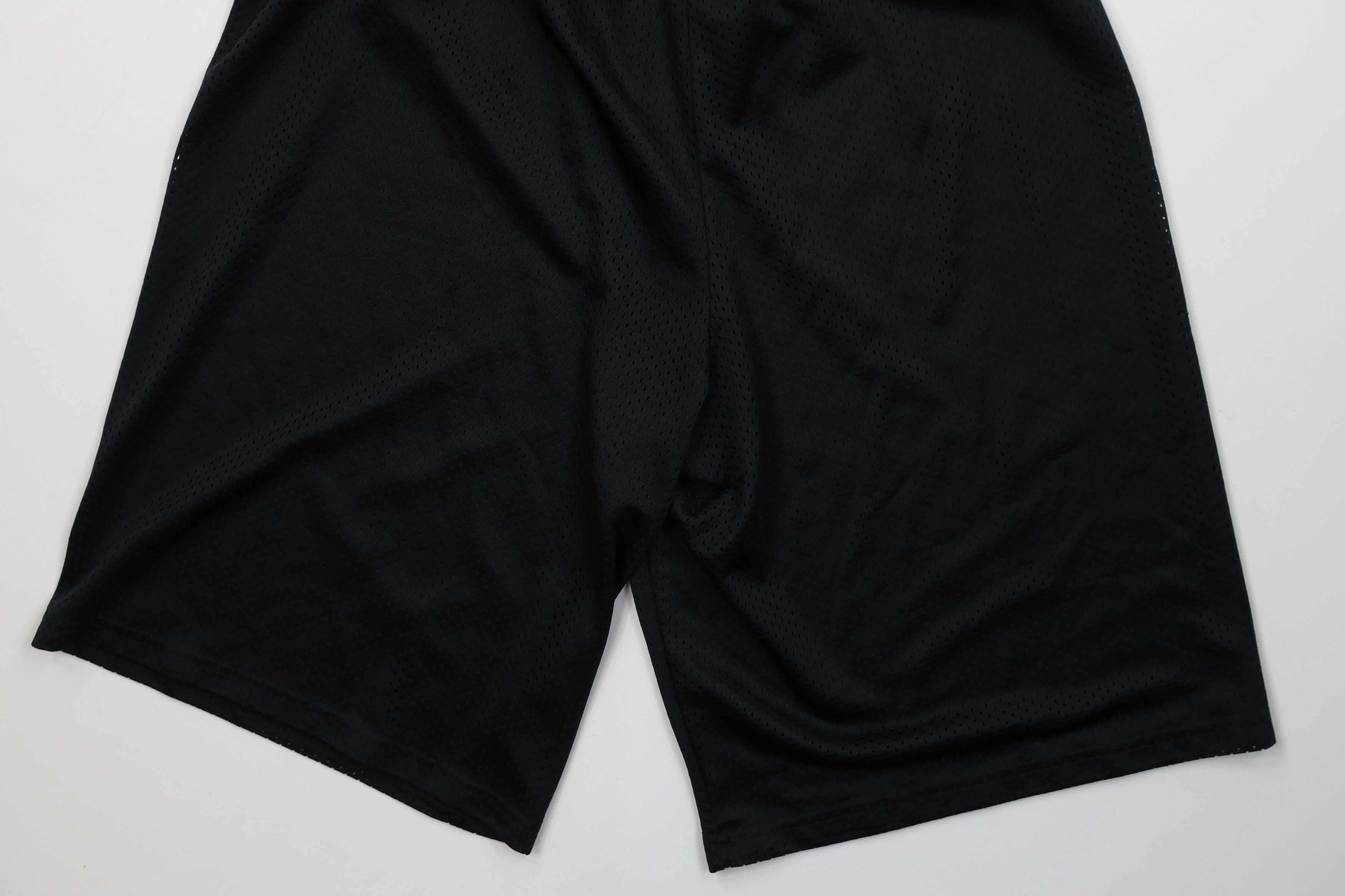 Nike Vintage Y2K Nike Mini Swoosh Mesh Basketball Shorts Black Size US 30 / EU 46 - 11 Thumbnail