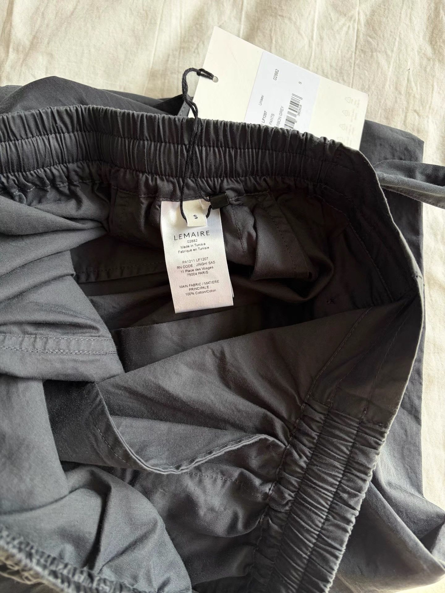 Lemaire LEMAIRE 25AW Cotton Drawstring Casual Pants K33 Size US 31 - 5 Thumbnail