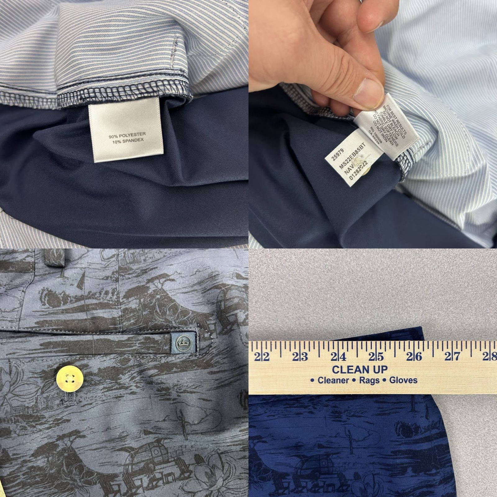 Peter Millar Peter Millar Shorts Mens 54R Blue Floral Golf Stretch Salem Course Performance Golf Sports Modern Size US 38 / EU 54 - 8 Thumbnail