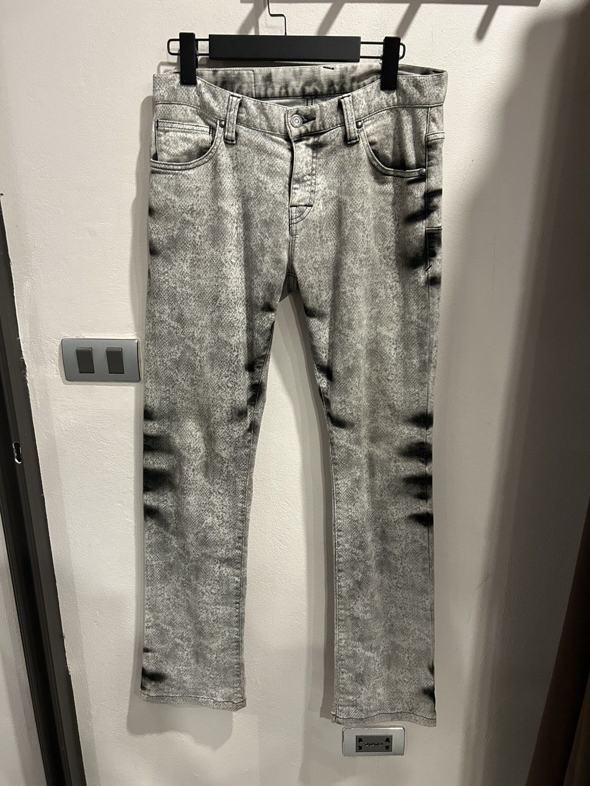 Tornado Mart 2000s Tornado Mart Snake Skin Pattern Print Size US 30 / EU 46 - 1 Thumbnail