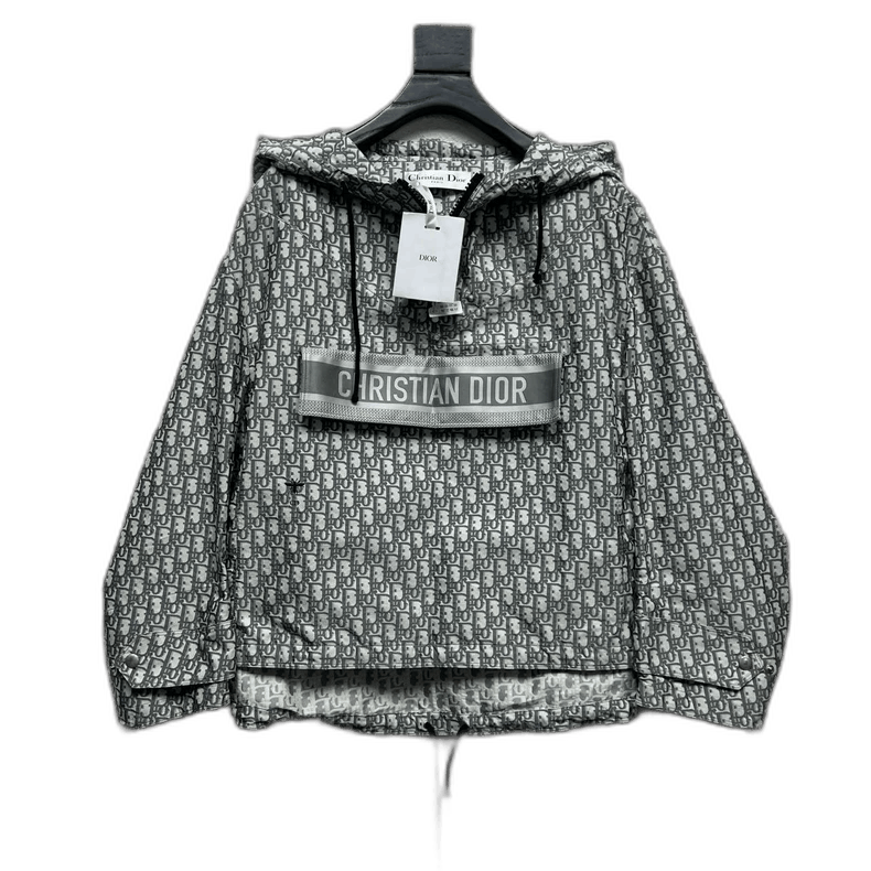Dior Dior Oblique Pattern Hooded Zip Jacket Size US S / EU 44-46 / 1 - 1 Thumbnail