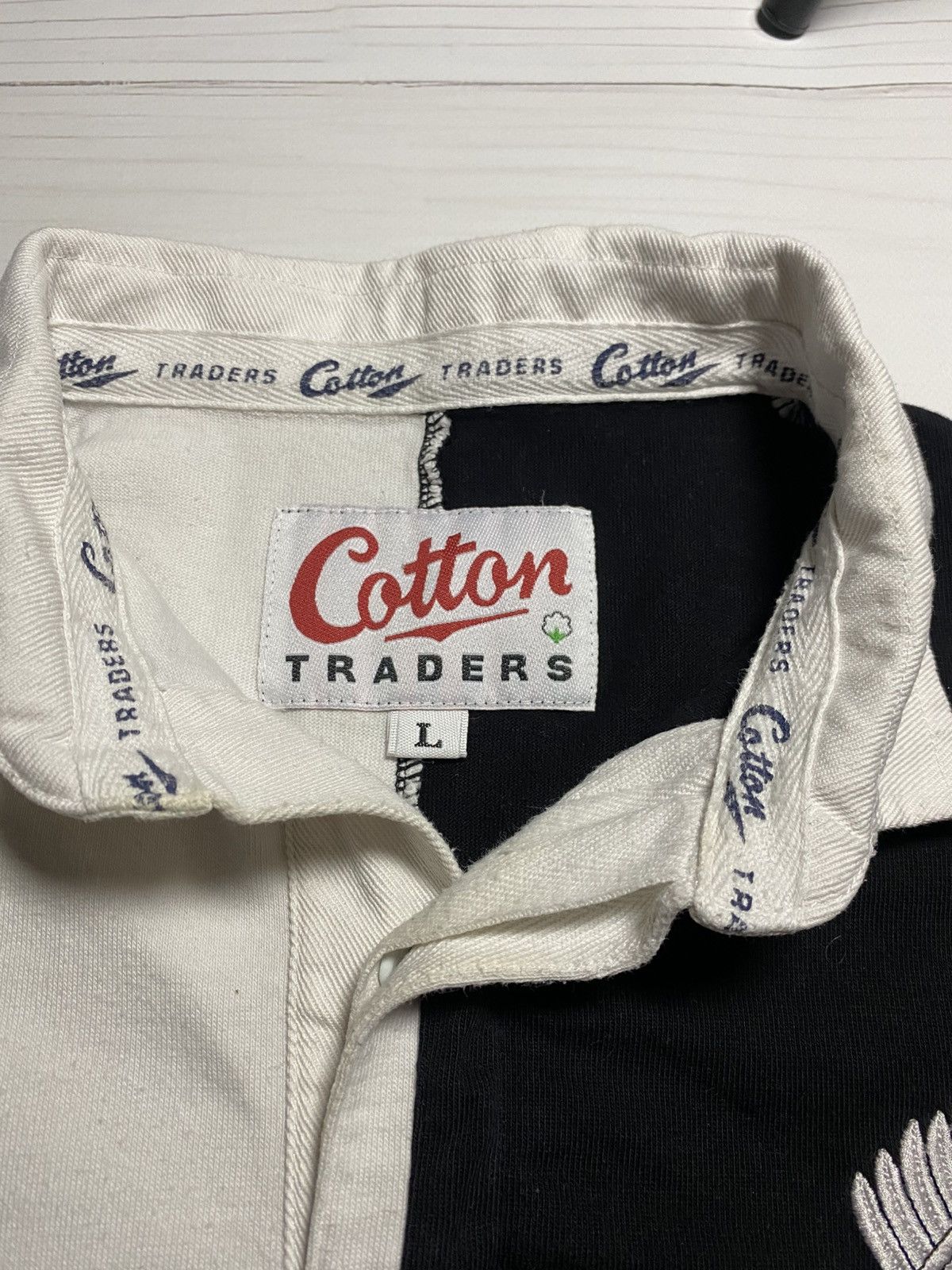 Cotton Traders × Vintage Vintage Cotton Traders New Zealand 90’s y2k rugby t shirt Size US L / EU 52-54 / 3 - 3 Thumbnail