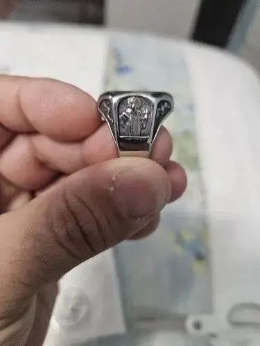 VIBE Exorcism Amulet Ring (Size 7-13 ) Size ONE SIZE - 3 Thumbnail