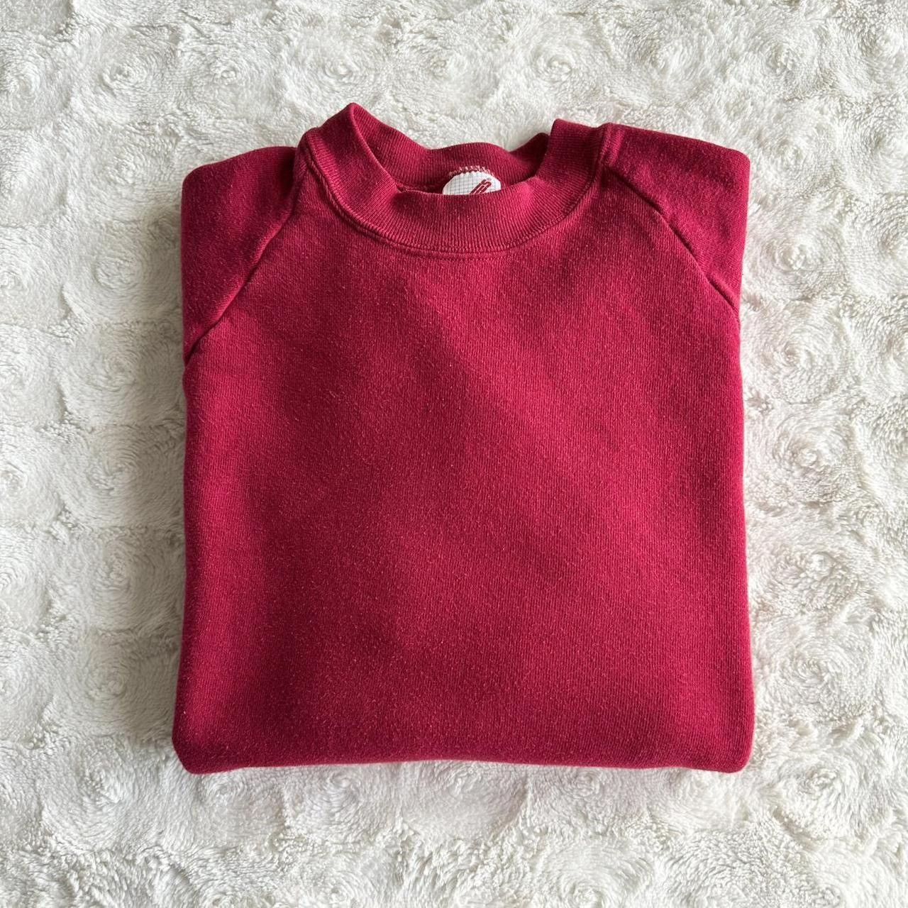 Jerzees Vintage Jerzees Sweatshirt Crewneck Mens XL Red Blank 80s LS Size US XL / EU 56 / 4 - 1 Thumbnail