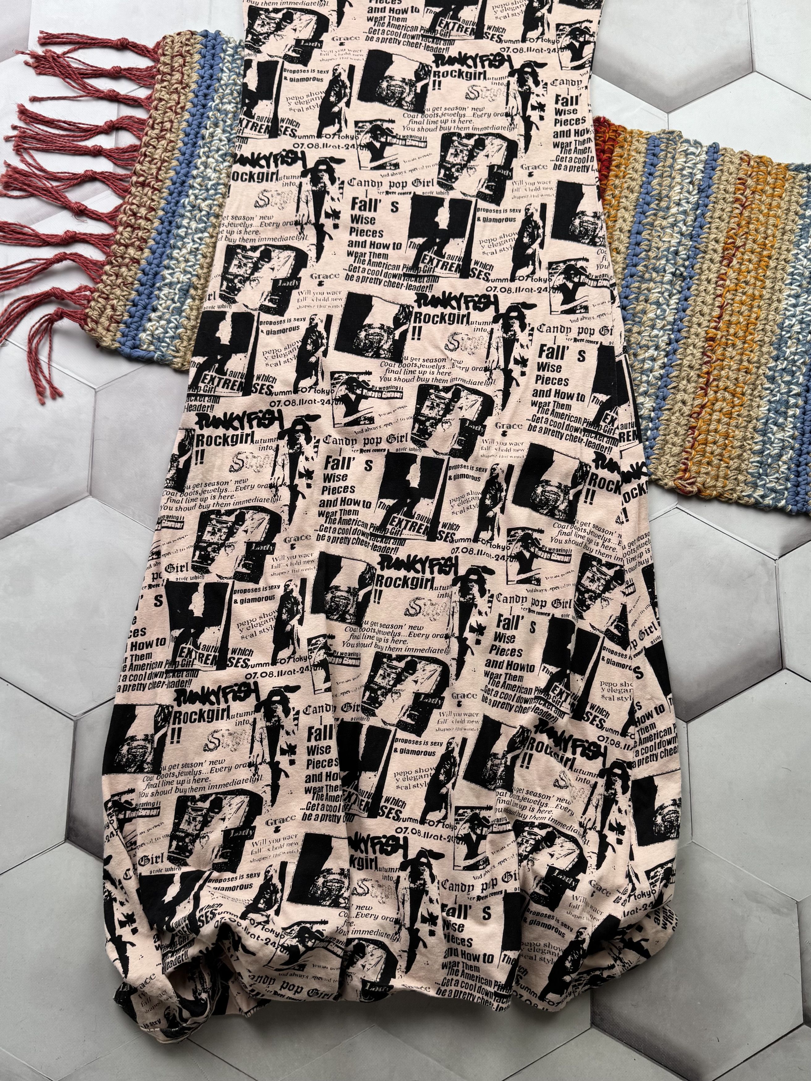 Vintage Vintage Printed Maxi Dress Size S / US 4 / IT 40 - 3 Thumbnail