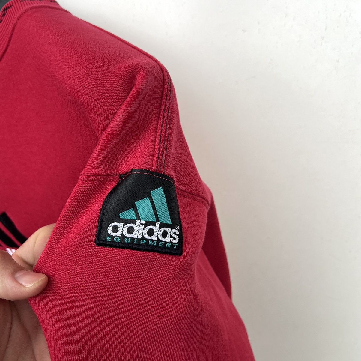 Adidas × Vintage Adidas equipment big logo sweatshirt vintage Size US XL / EU 56 / 4 - 3 Thumbnail