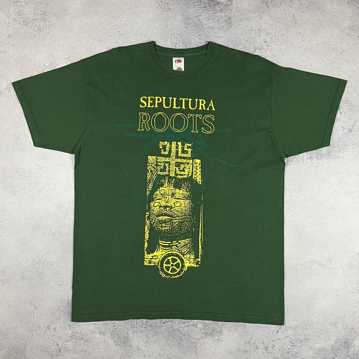 Sepultura roots t shirt on sale