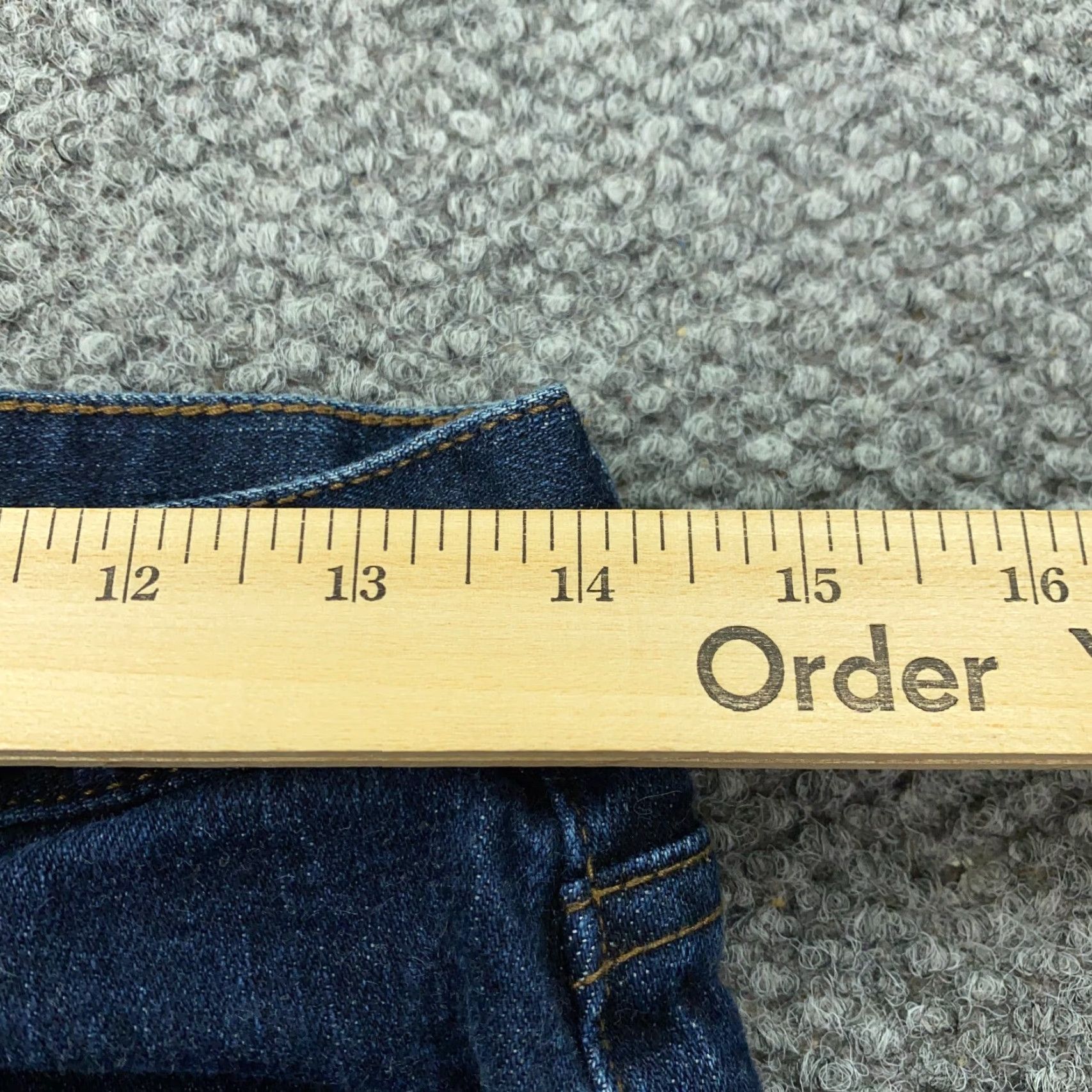 Ralph Lauren Lauren Jeans Co. Womens Jeans Classic Straight Stretch 28 Blue 4 Denim 5-Pocket - Regular Rise Mid Vintage No Size 28" / US 6 / IT 42 - 7 Thumbnail