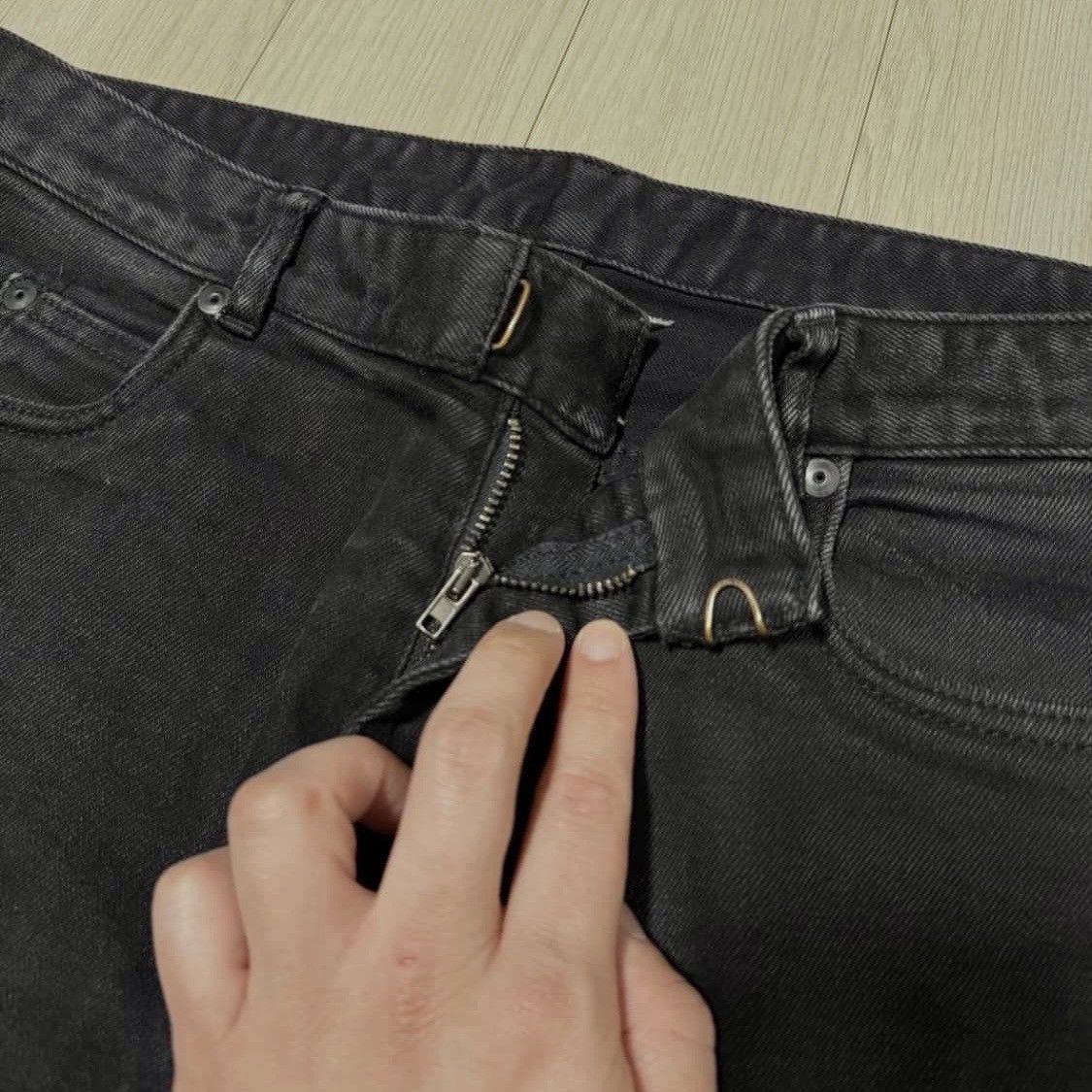 Maison Margiela Maison Margiela Black Denim Jeans Size US 29 - 5 Thumbnail