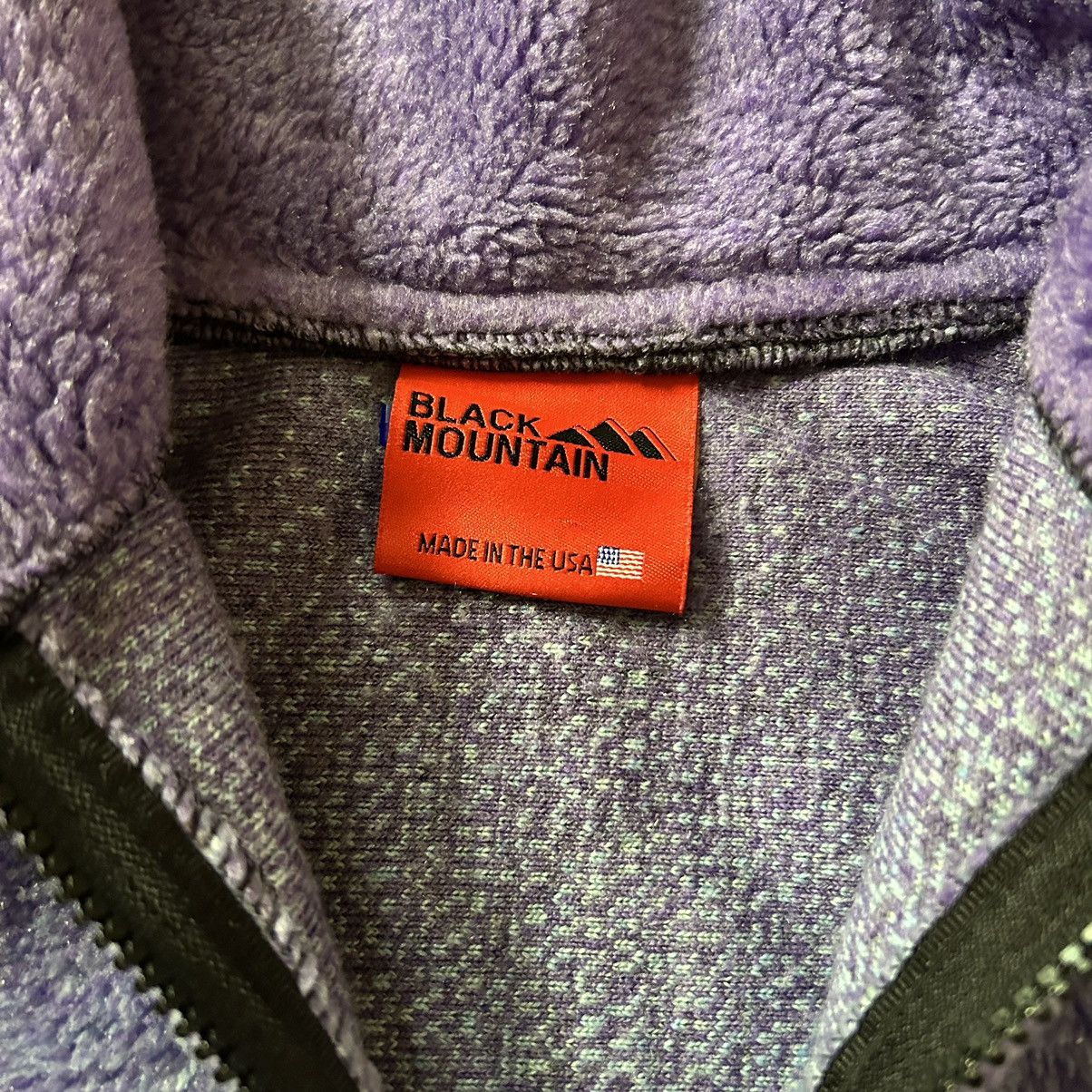 Vintage Vtg black mountain fleece jacket Size US L / EU 52-54 / 3 - 4 Thumbnail