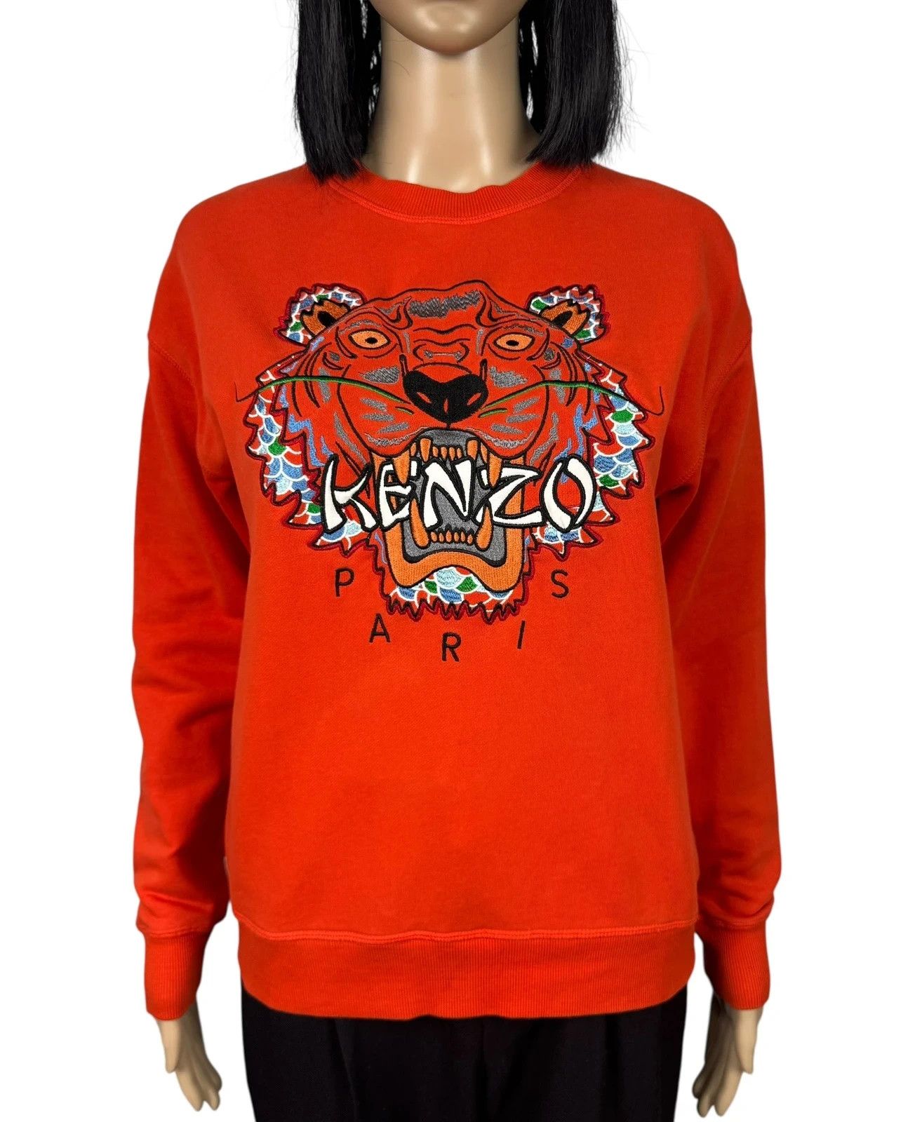 Kenzo Kenzo Paris Tiger Sweatshirt Logo Size S / US 4 / IT 40 - 2 Thumbnail