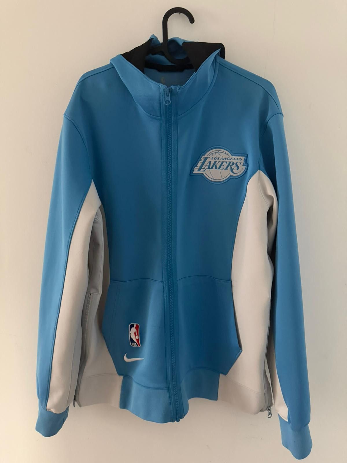 NBA Nike NBA Los Angeles Lakers Dri-FIT Zip Hoodie Blue/White Size US M / EU 48-50 / 2 - 1 Thumbnail