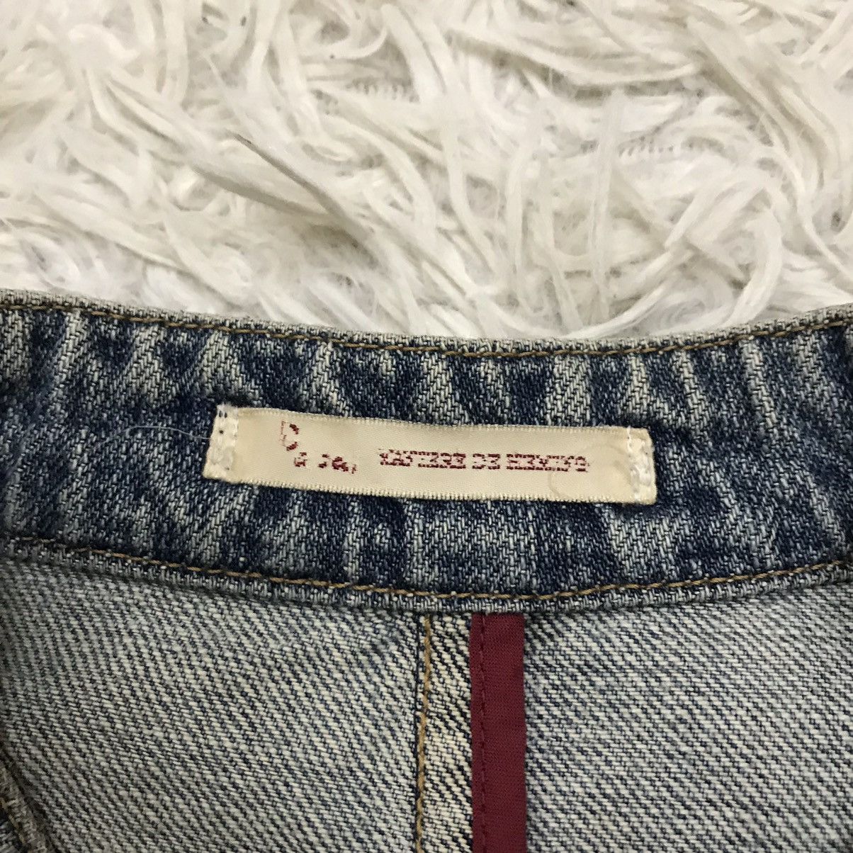Japanese Brand Vintage Distressed Papas Tartan Neck Chore Jacket Denim Size US M / EU 48-50 / 2 - 12 Thumbnail