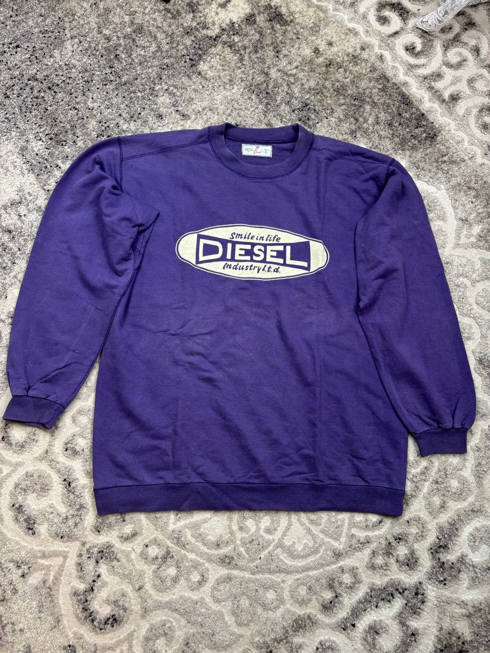 Diesel Rare Vintage Diesel Only The Brave Crewneck Purple XL Size US XL / EU 56 / 4 - 9 Thumbnail