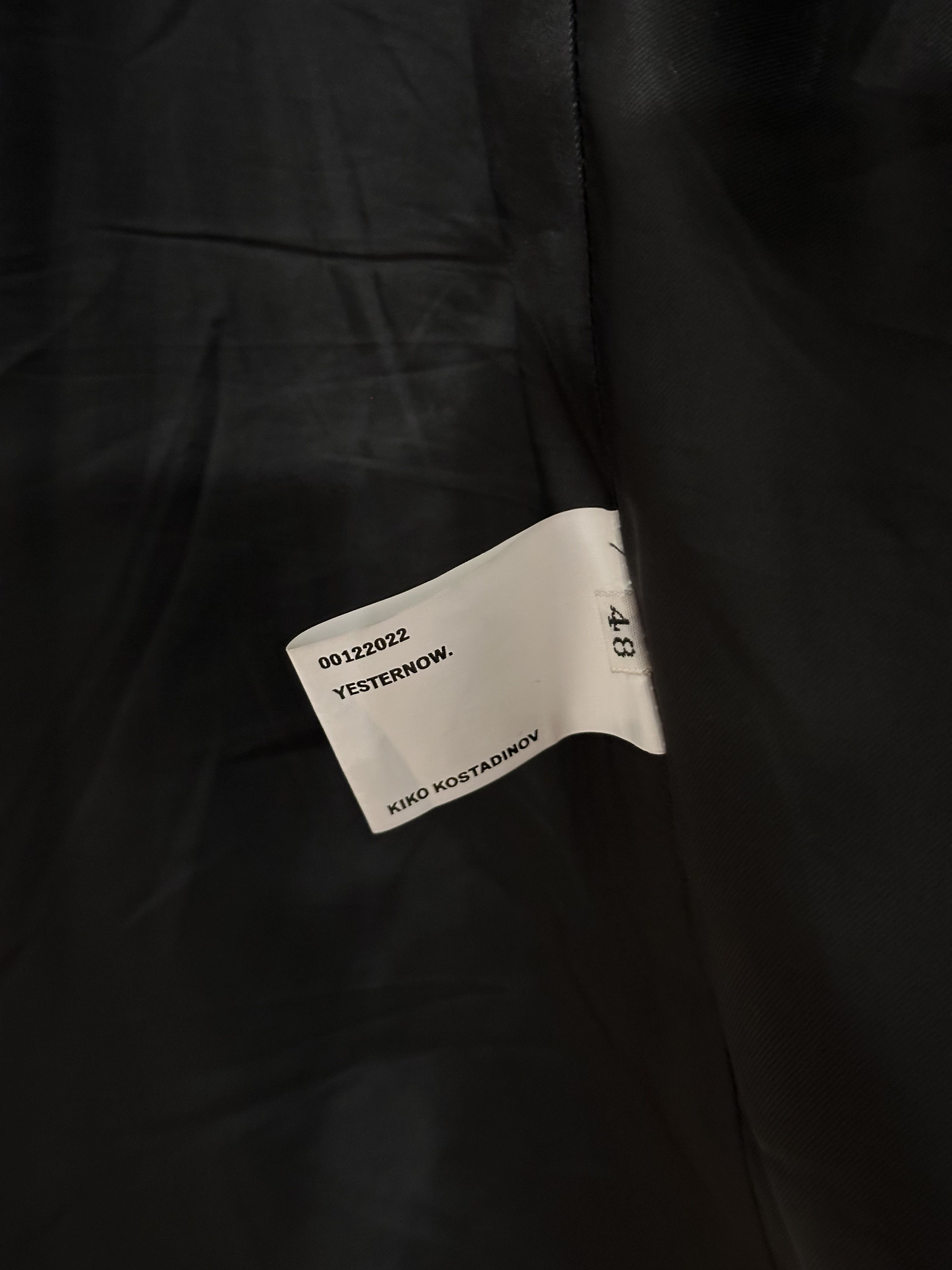 Kiko Kostadinov Kiko Kostadinov Grey Balla Tailored Jacket Size US M / EU 48-50 / 2 - 4 Thumbnail